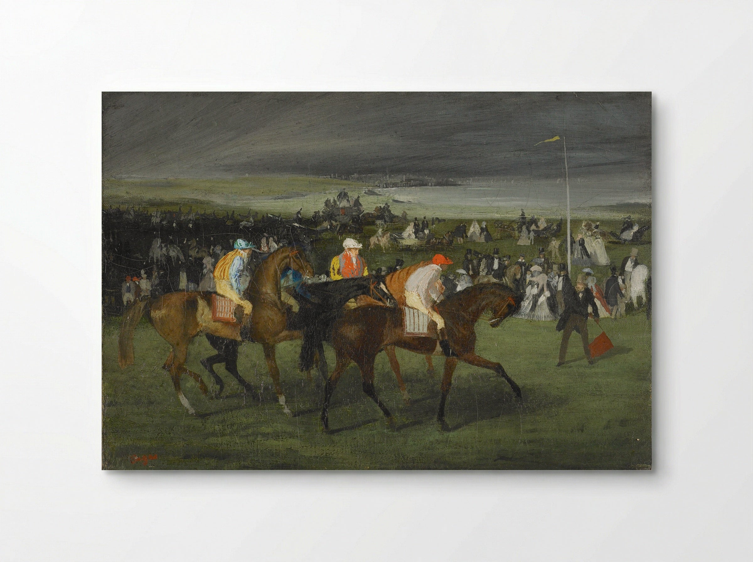At the Races: The Start - Edgar Degas - Poster