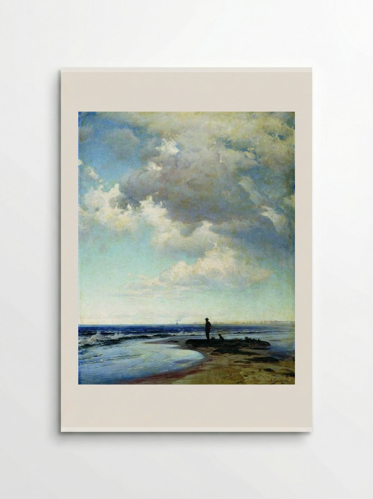 At the Seashore - Volodymyr Orlovsky - Poster