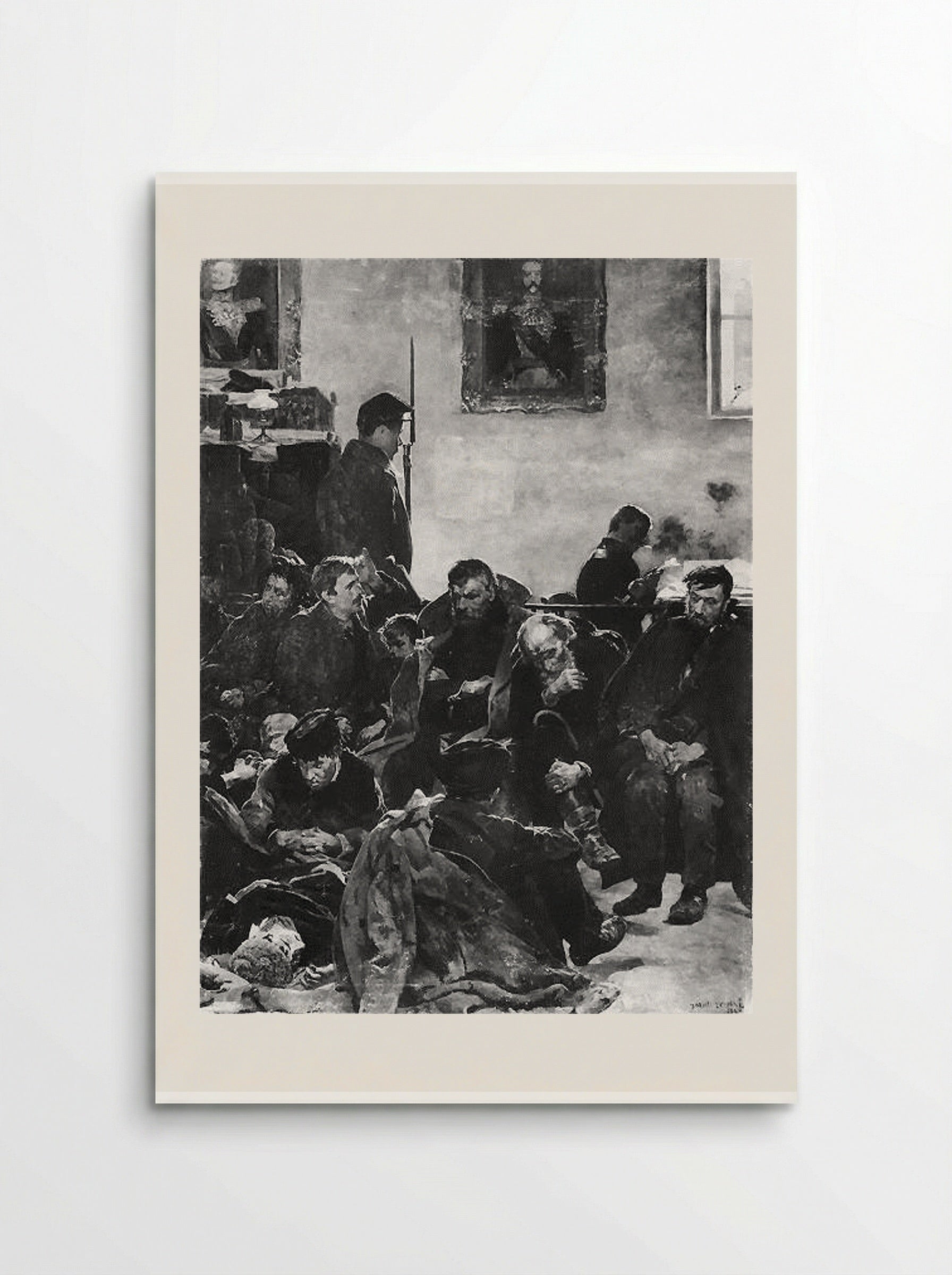 At the Stage (Siberians) - Jacek Malczewski - Poster