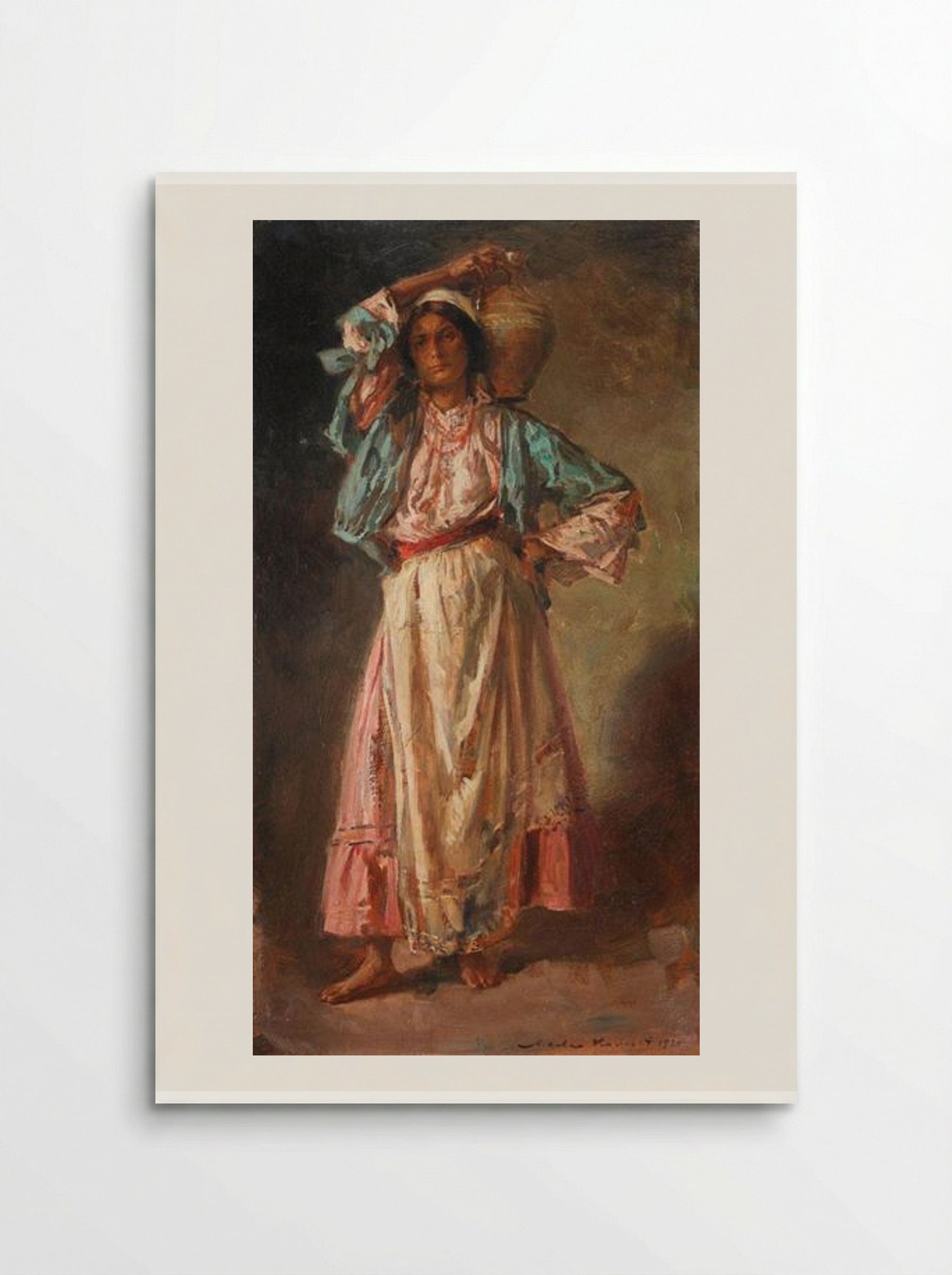 At the Well - Nicolae Vermont - Poster