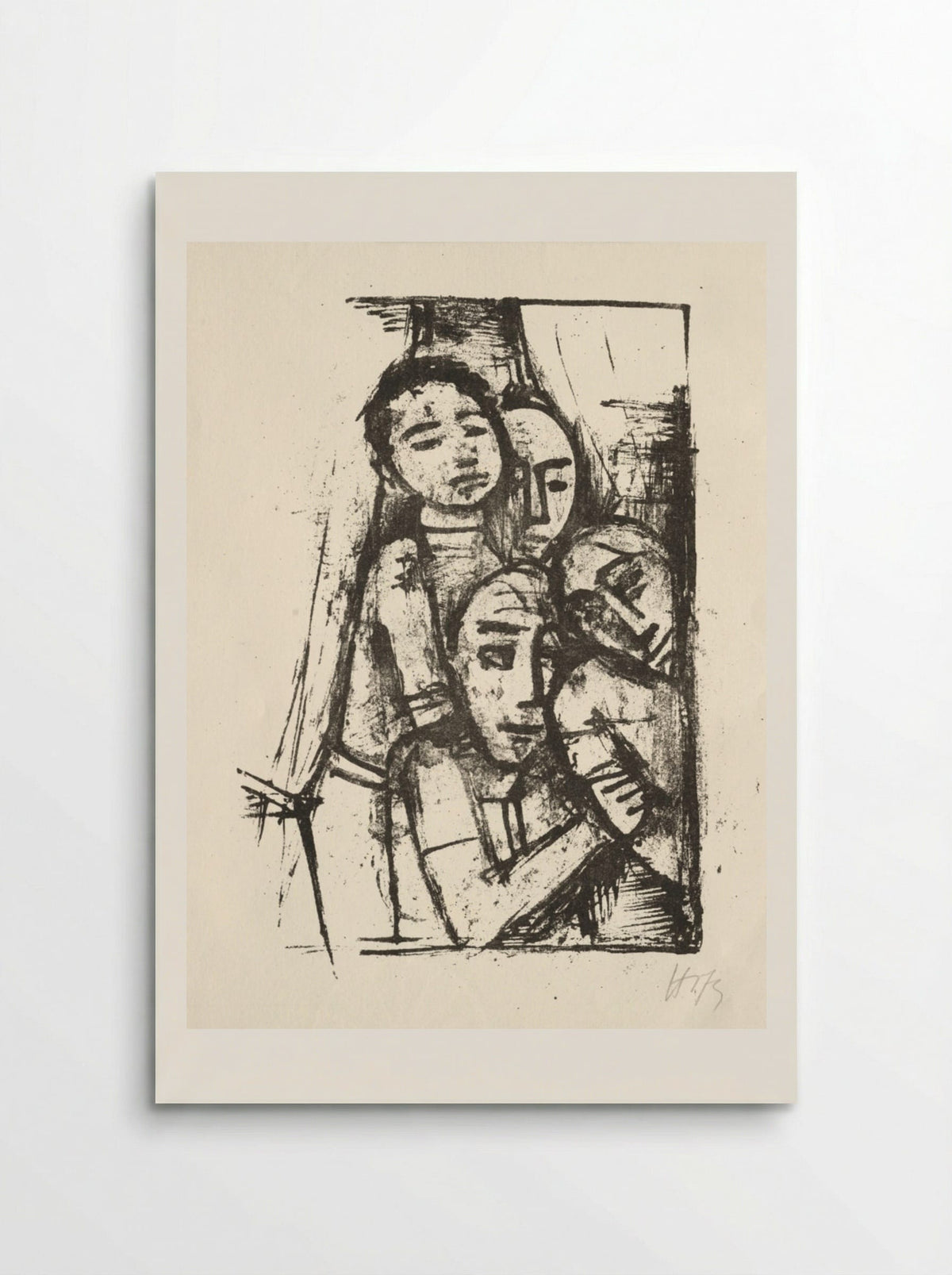 At the Window II - Karl Hofer - Poster