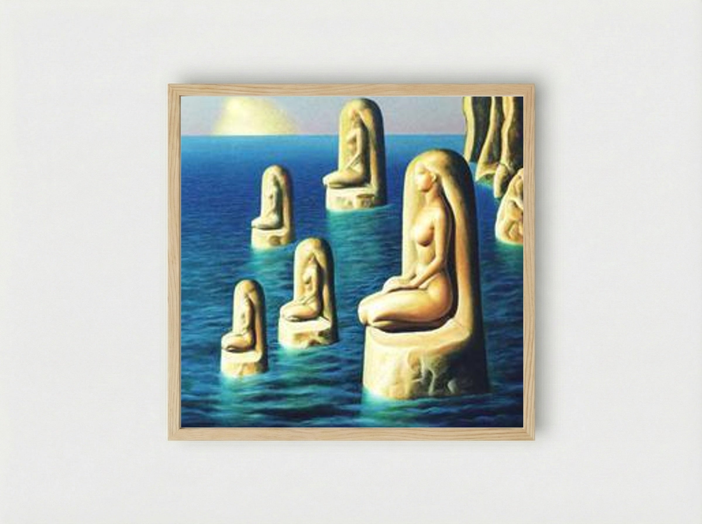Atlantes - Sabin Balasa - Framed Print Wood