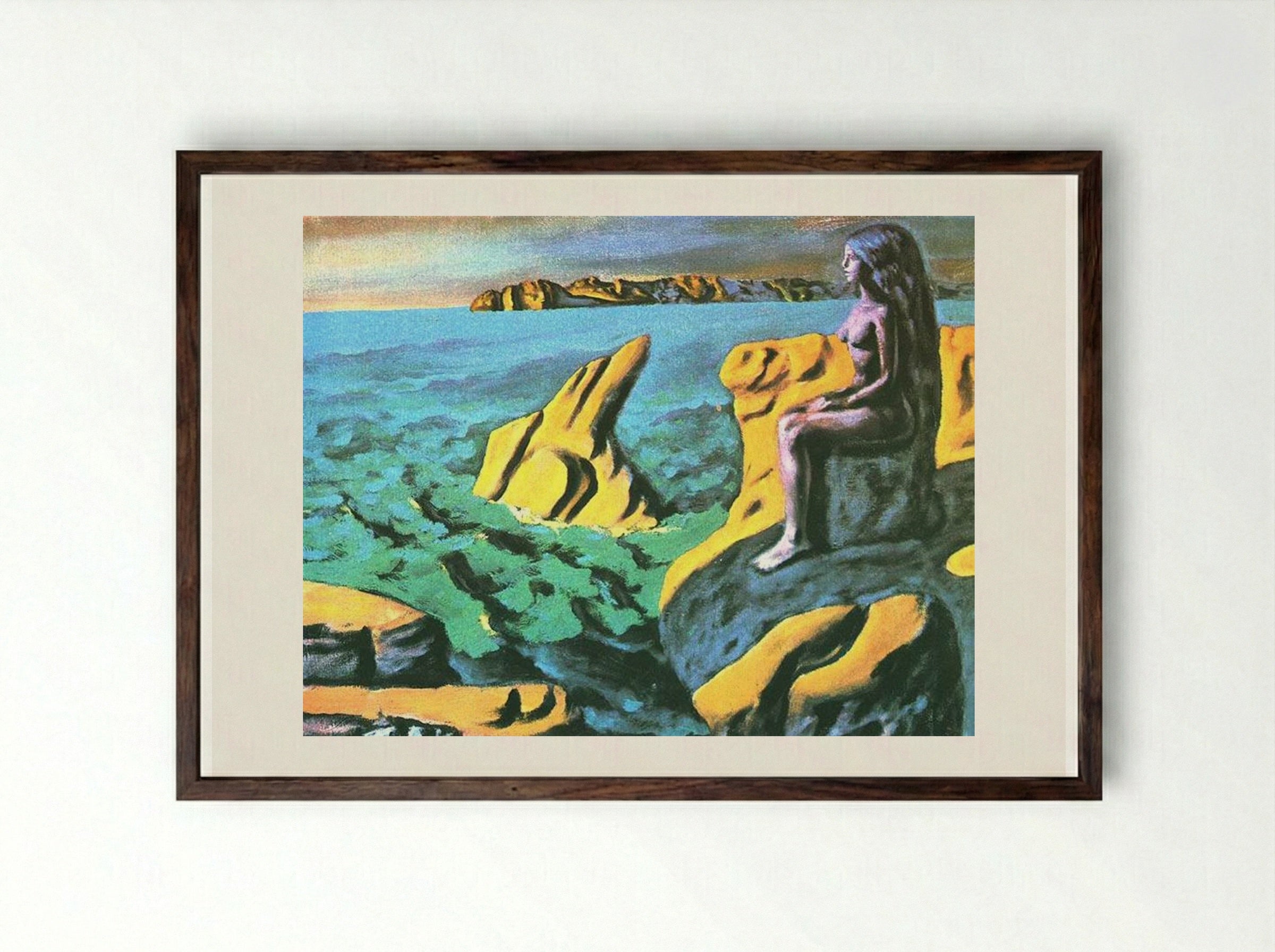 Atlantis - Sabin Balasa - Framed Print Dark Wood