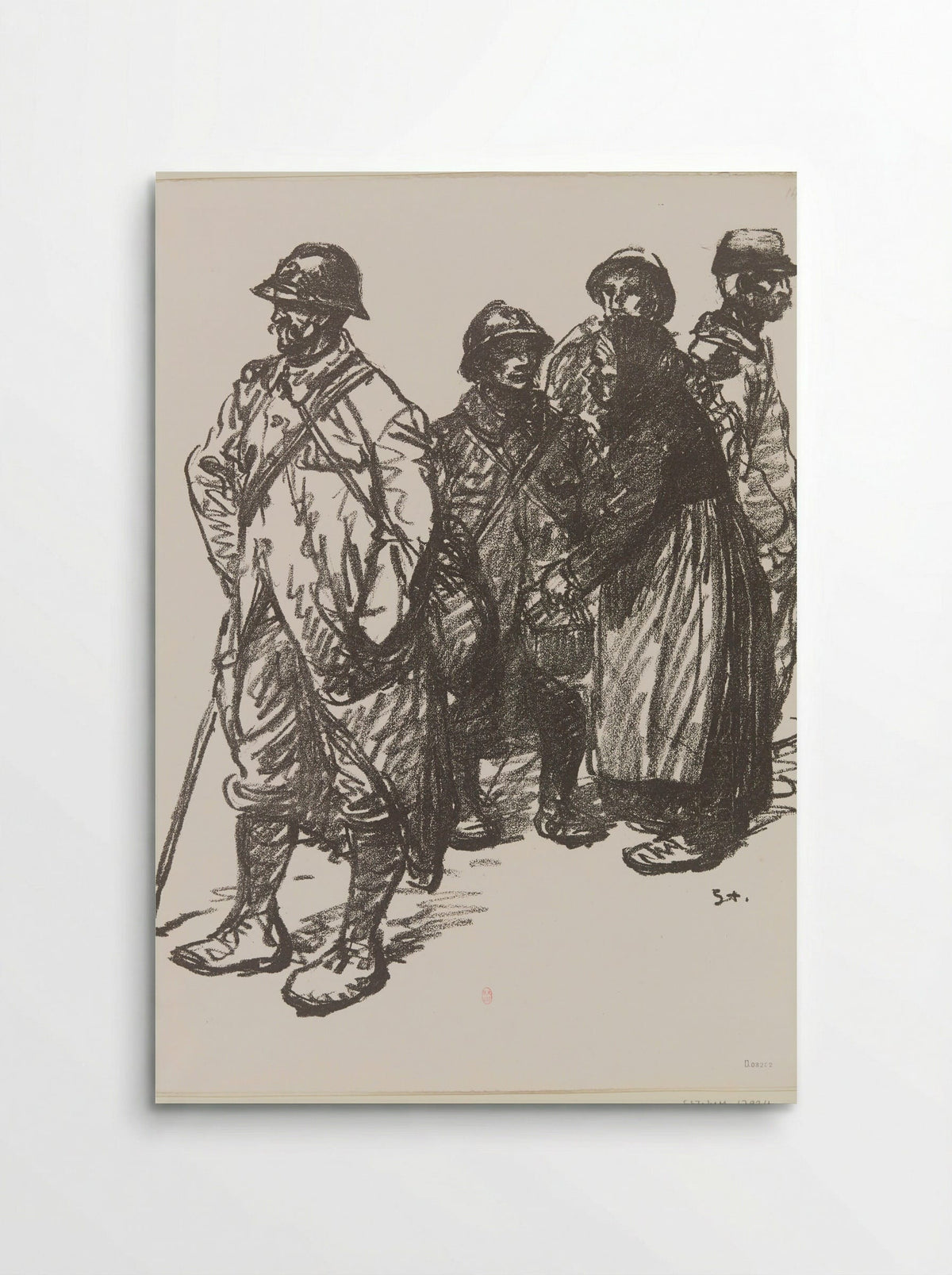 Au Cantonnement - Théophile Steinlen - Poster