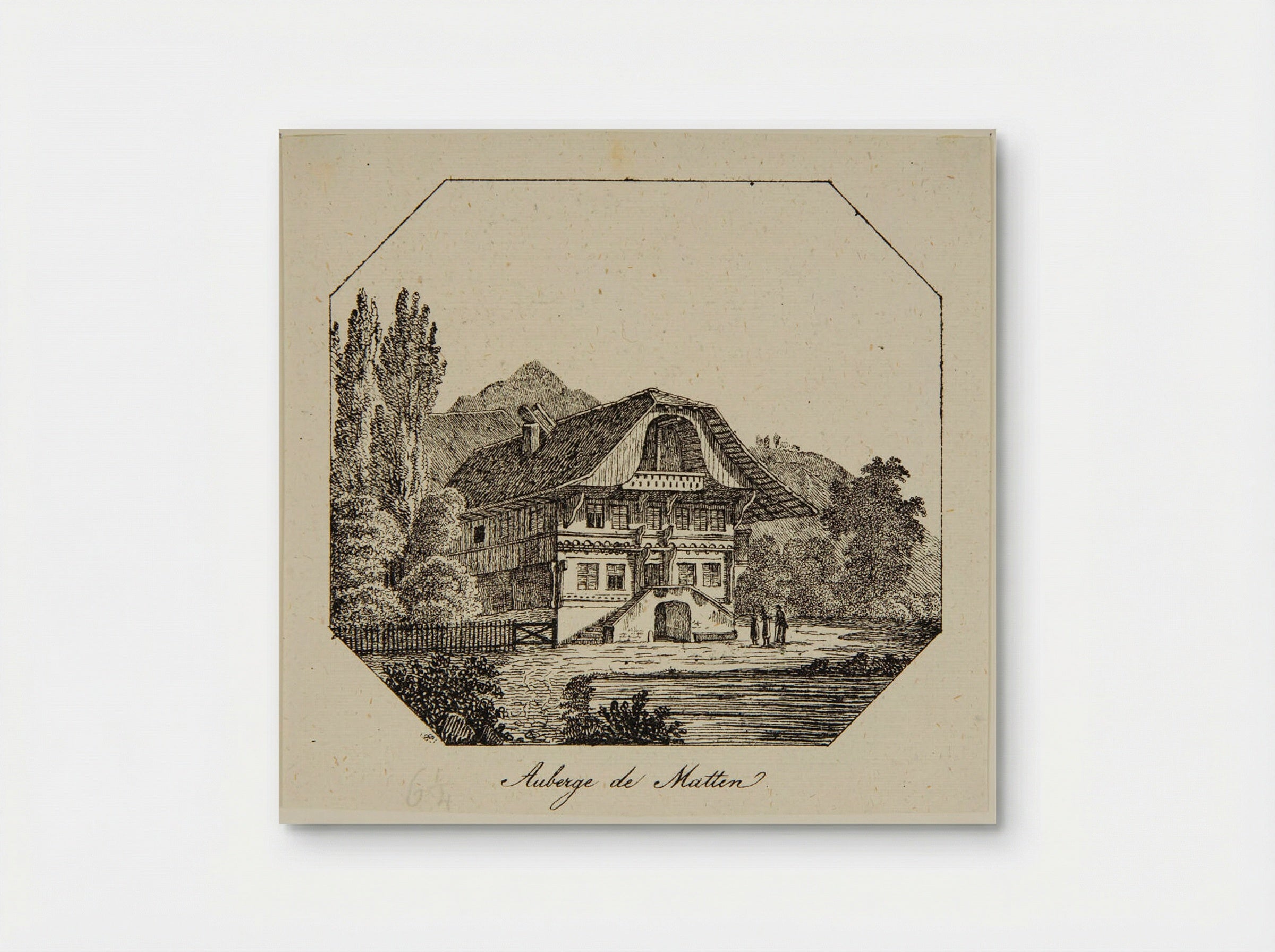 Auberge de Matten - P. Ellmer - Poster