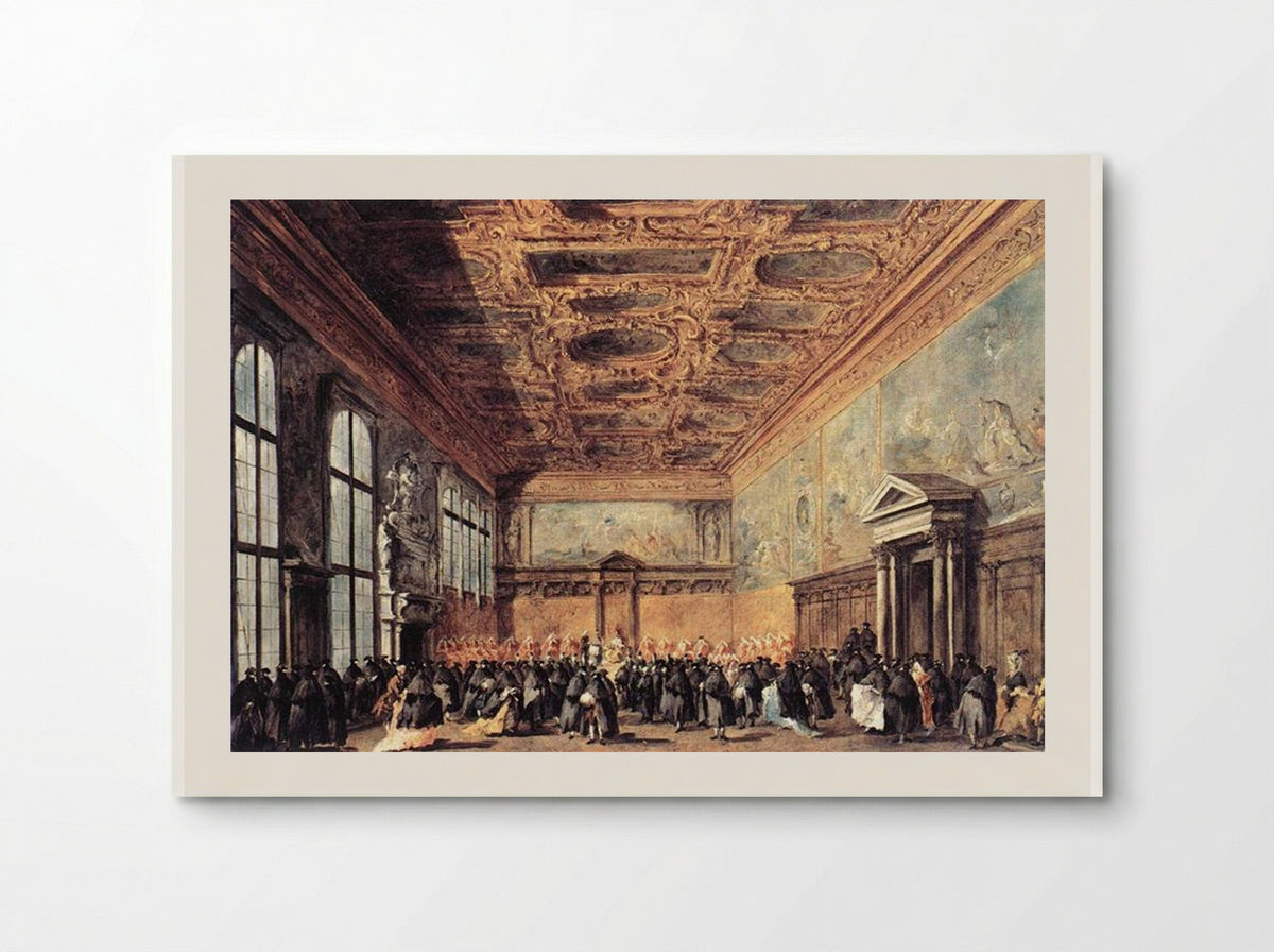 Audience Granted by the Doge - Francesco Guardi - Poster
