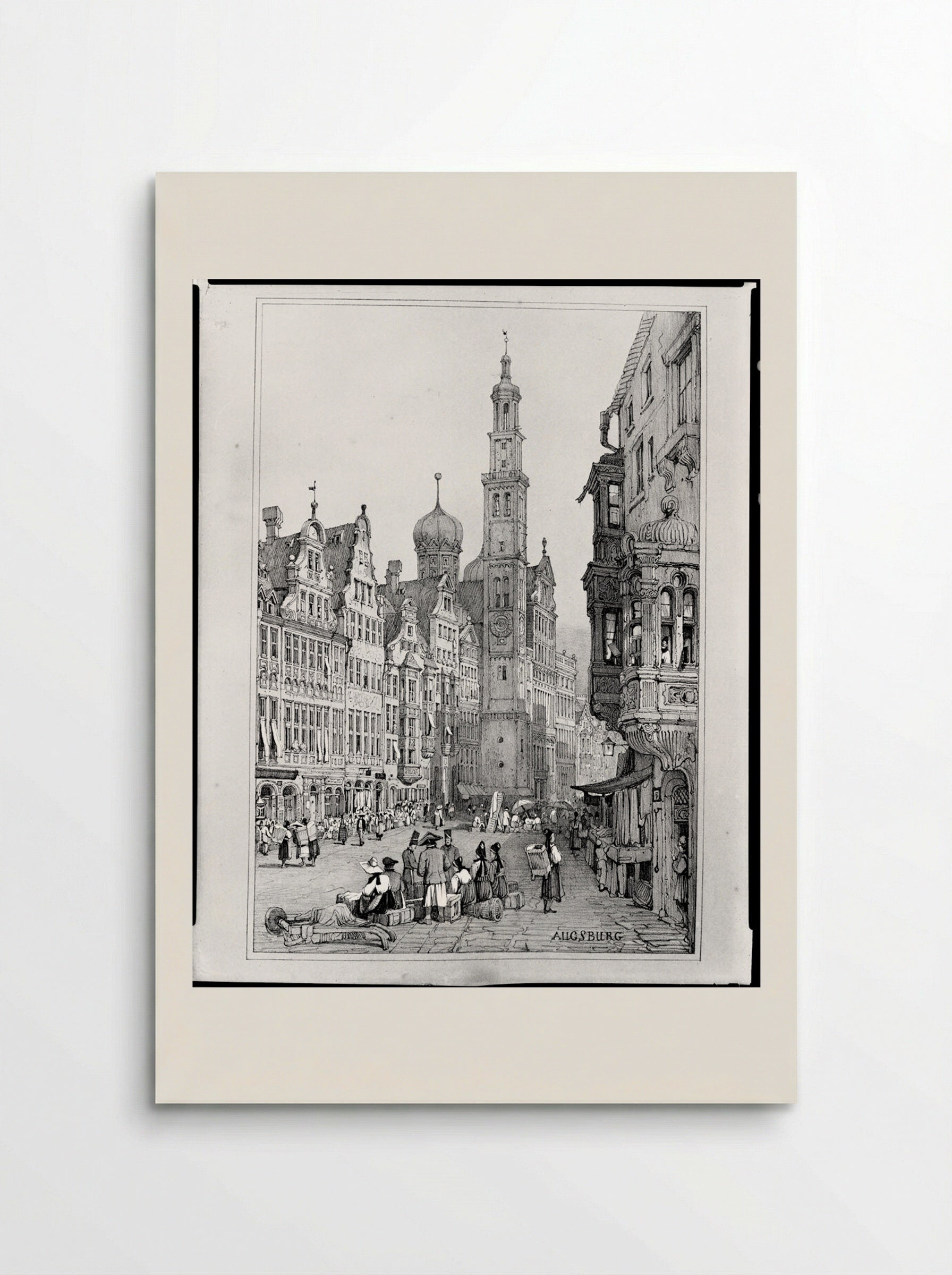 Augsburg - Samuel Prout - Poster