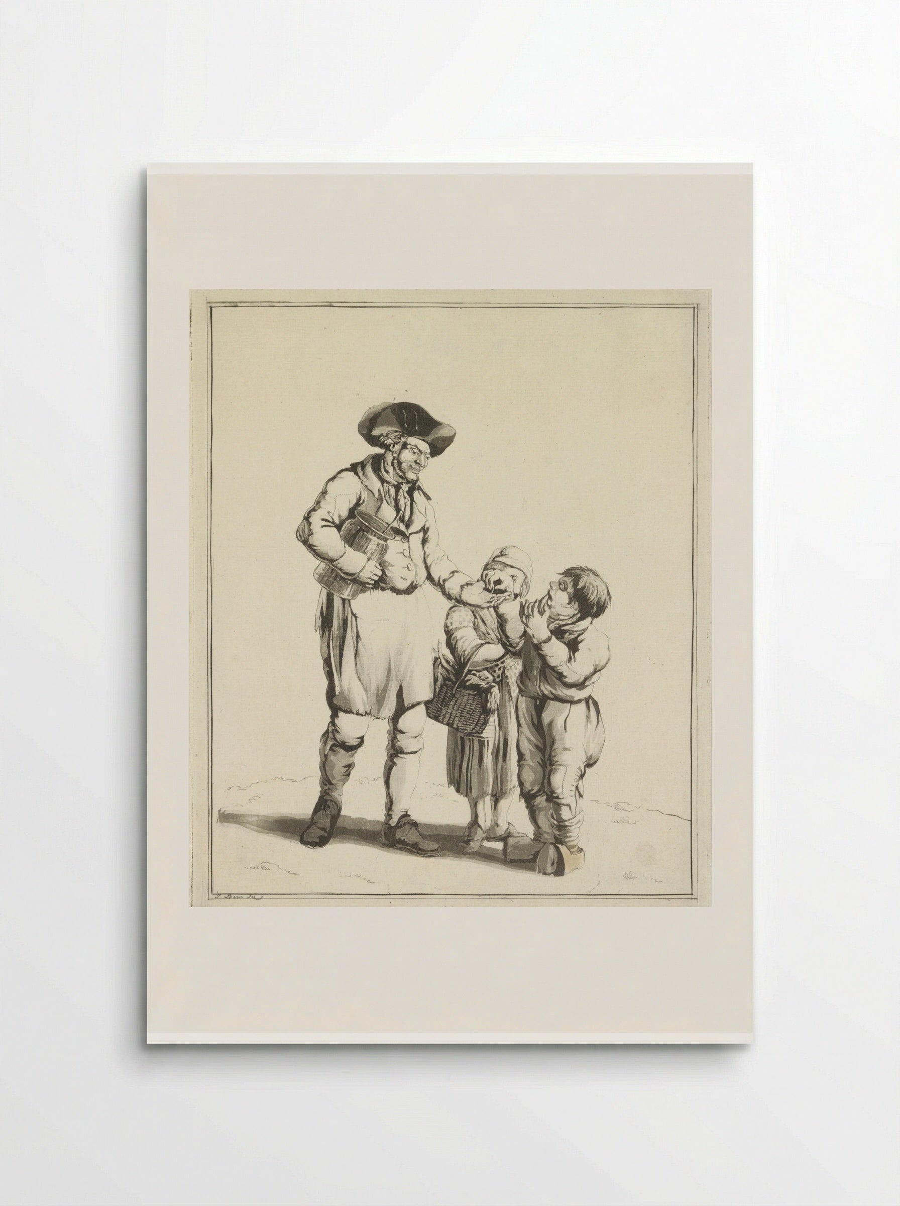Augurkenverkoper (The Gherkin Seller) - Joannes Bemme - Poster