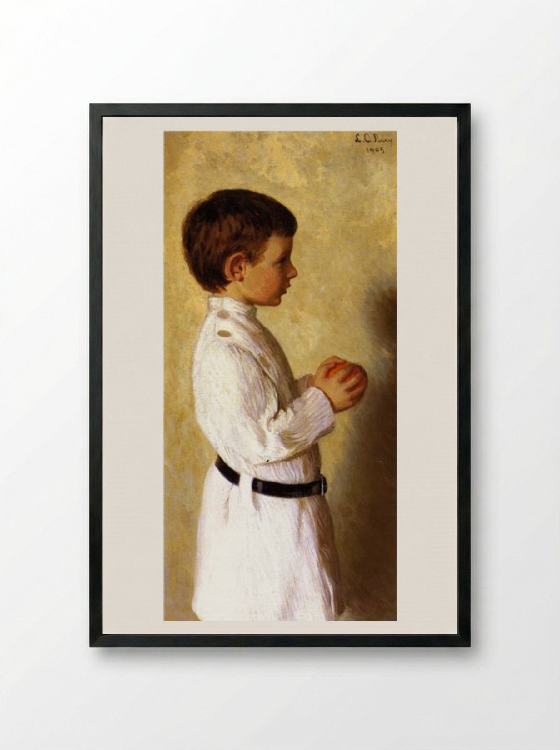 Augustus Lowell Putnam - Lilla Cabot Perry - Framed Print Black