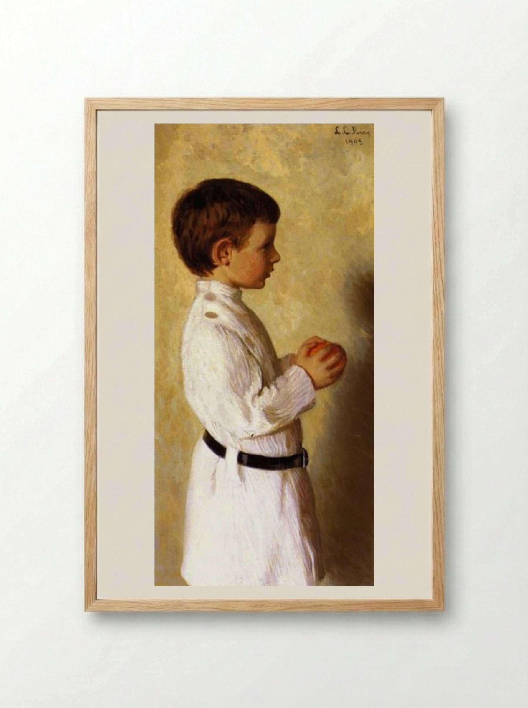 Augustus Lowell Putnam - Lilla Cabot Perry - Framed Print Wood