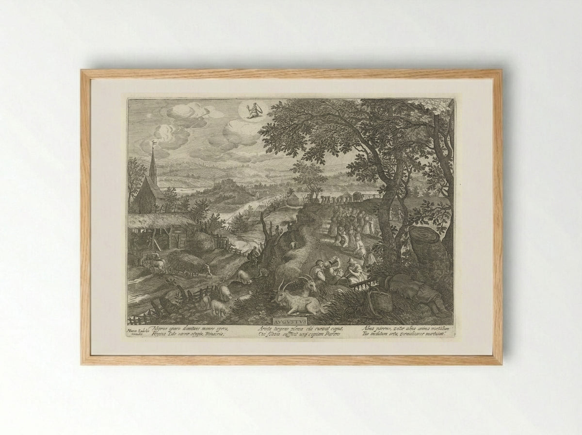 Augustus - Aegidius Sadeler (II) - Framed Print Wood
