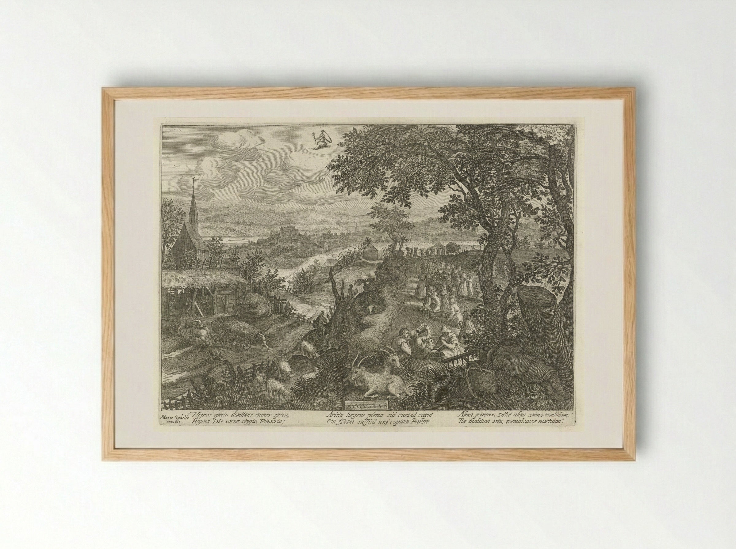 Augustus - Aegidius Sadeler (II) - Framed Print Wood