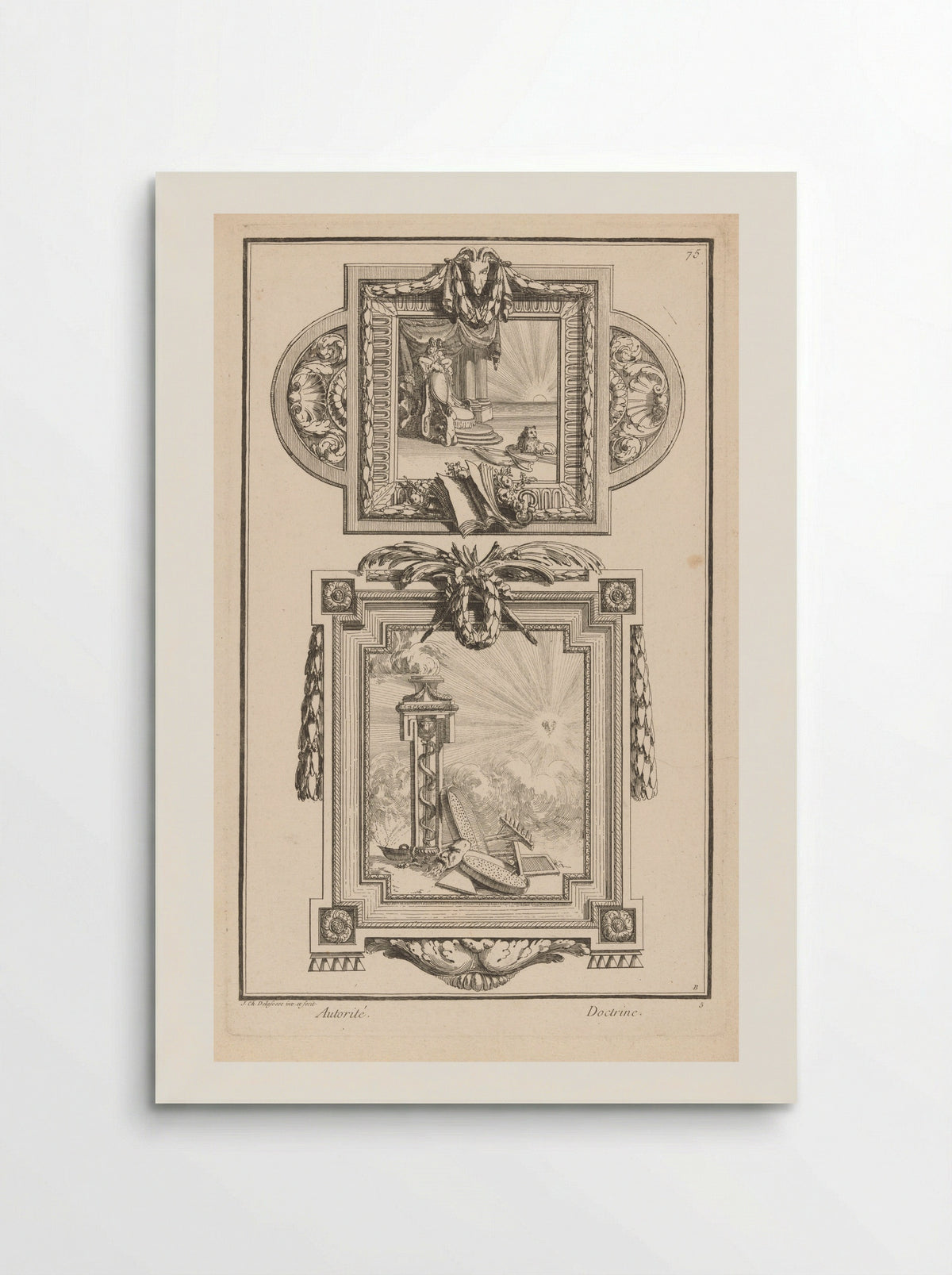 Autorité et Doctrine - Jean-Charles Delafosse - Poster