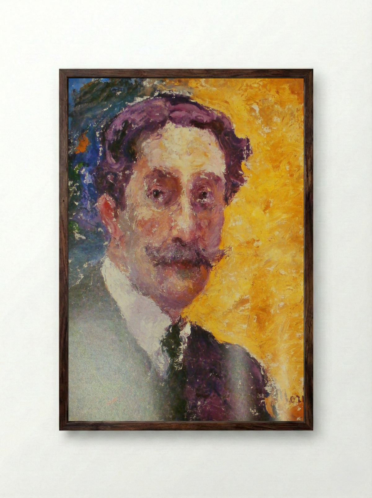 Autorretrato - Andres de Santa Maria - Framed Print Dark Wood