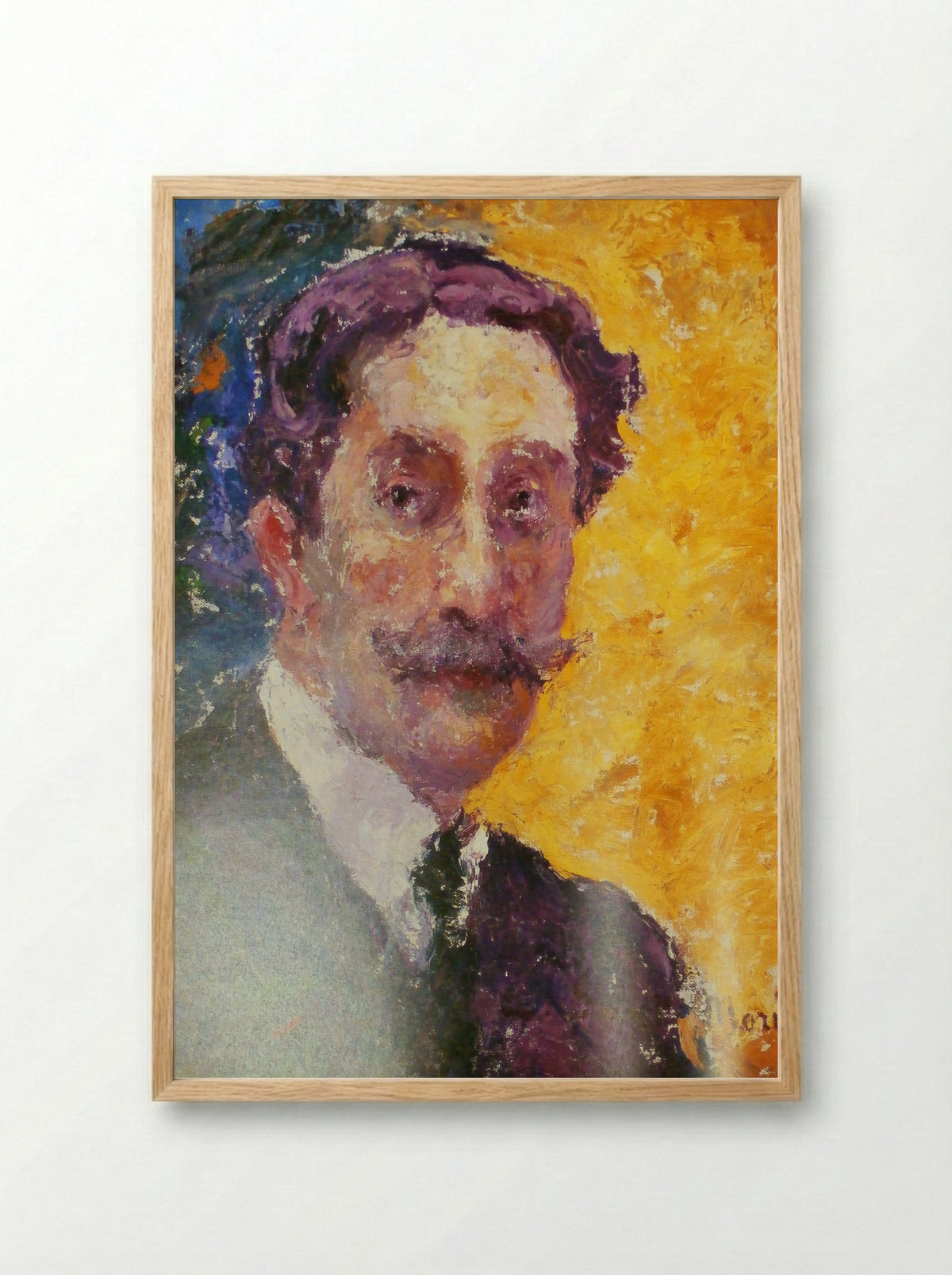 Autorretrato - Andres de Santa Maria - Framed Print Wood