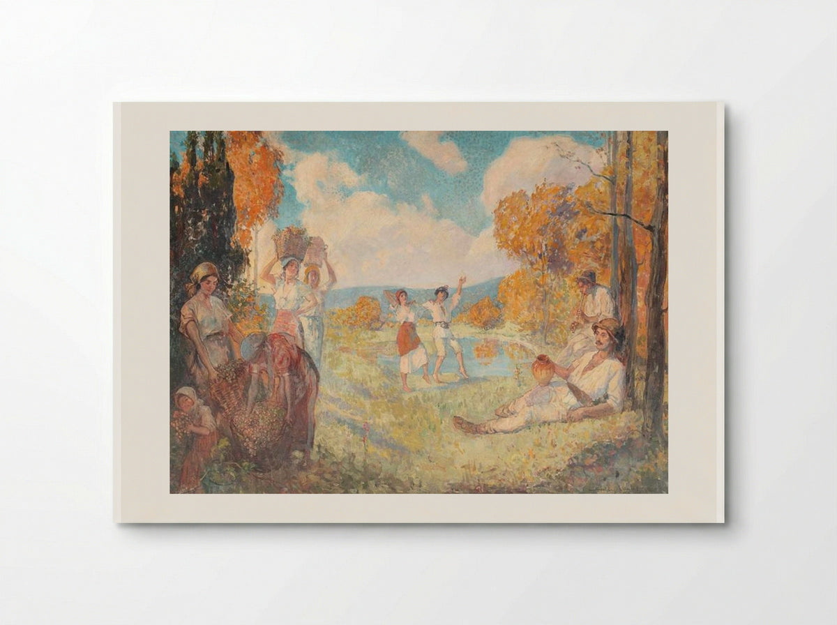 Autumn Allegory (The Art and The Wine) - Nicolae Vermont - Poster