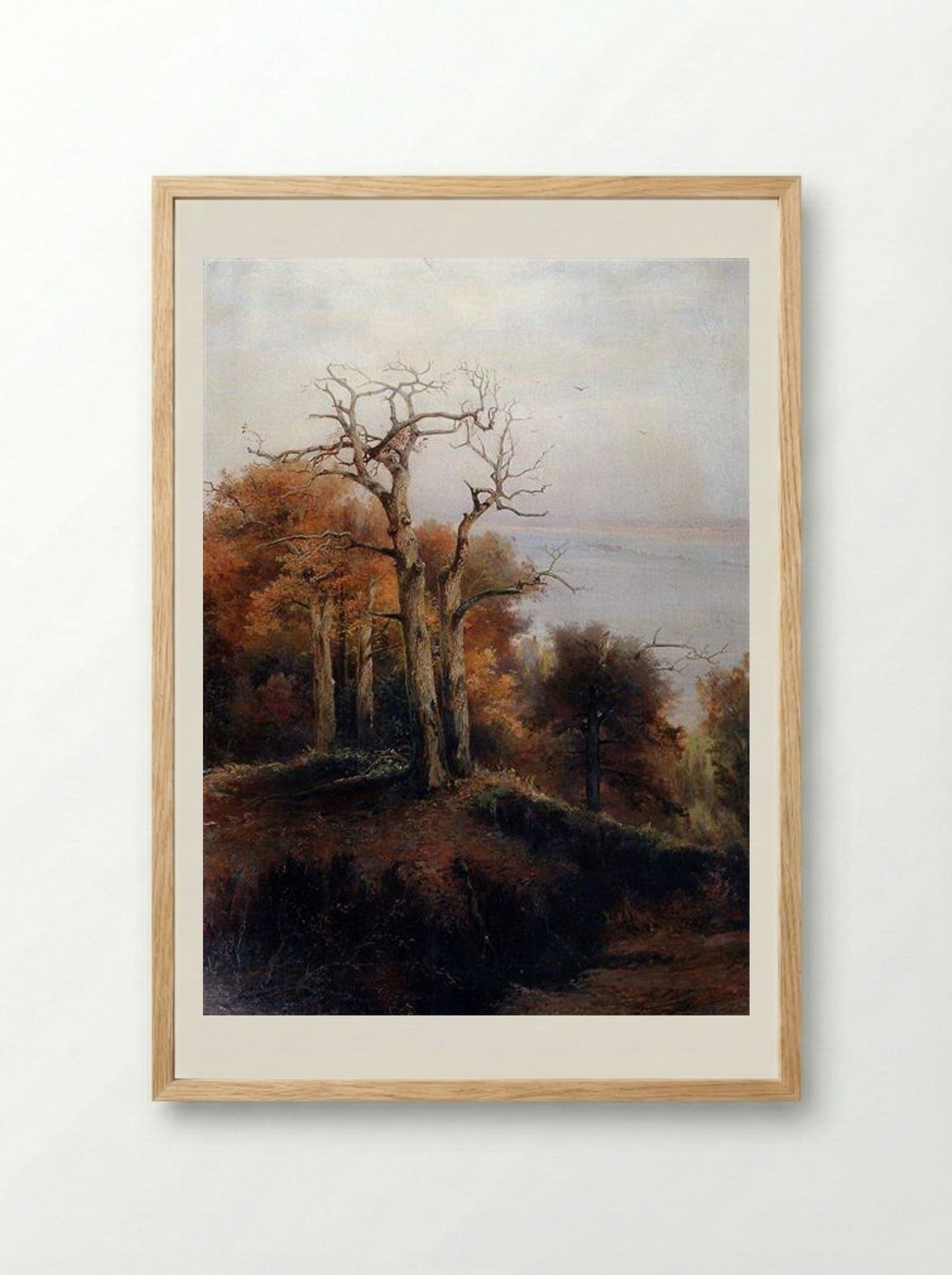 Autumn Forest, Kuntsevo - Aleksey Savrasov - Framed Print Wood