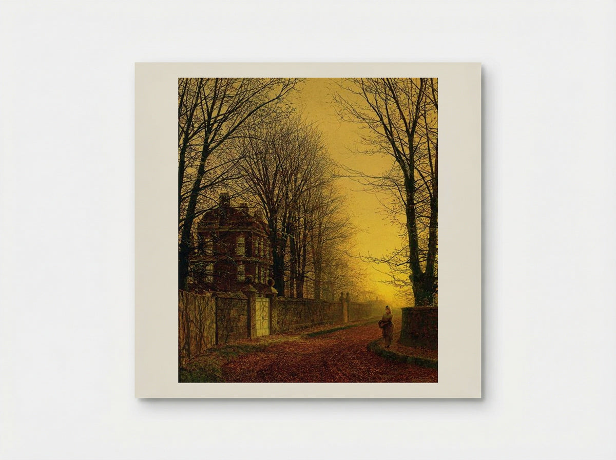 Autumn Gold - John Atkinson Grimshaw - Poster