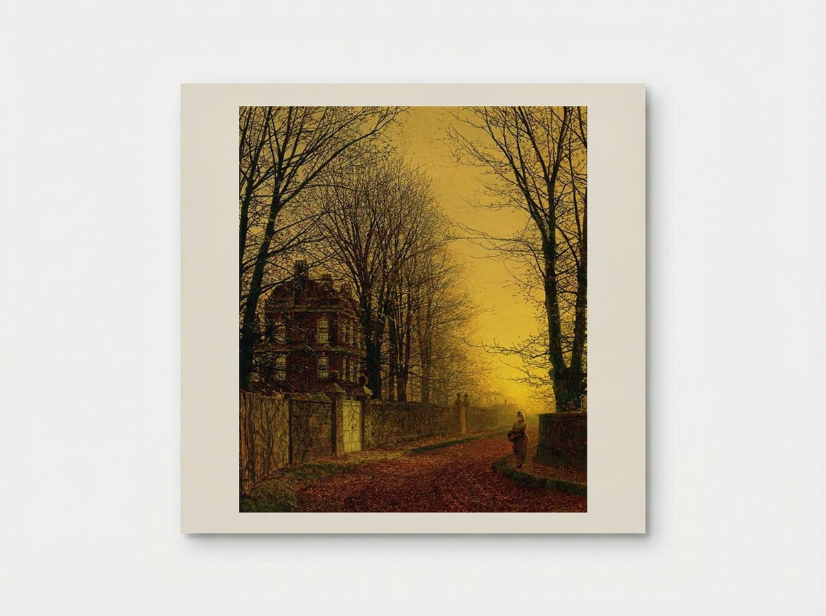 Autumn Gold - John Atkinson Grimshaw - Poster