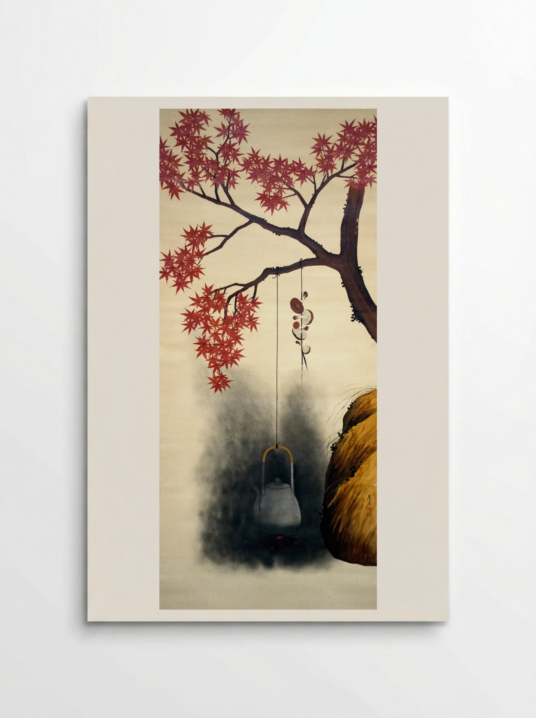 Autumn Maple - Shibata Zeshin - Poster