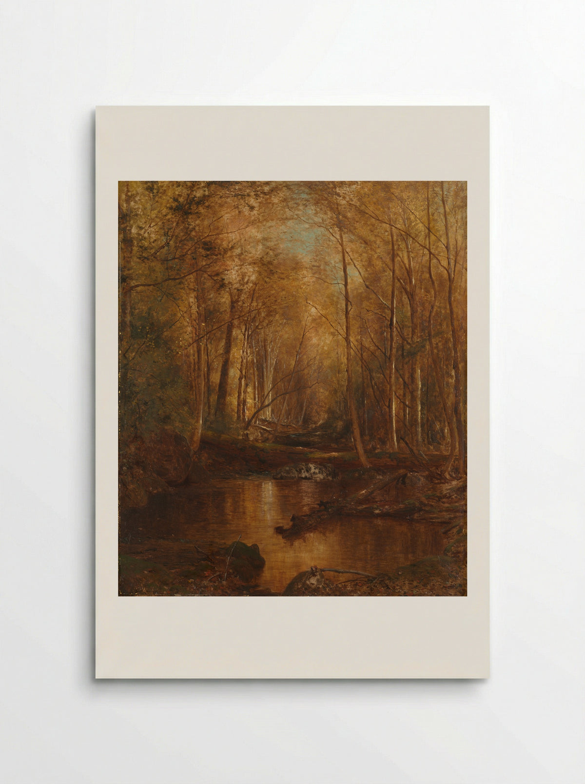 Autumn in the Catskills - Jervis McEntee - Poster