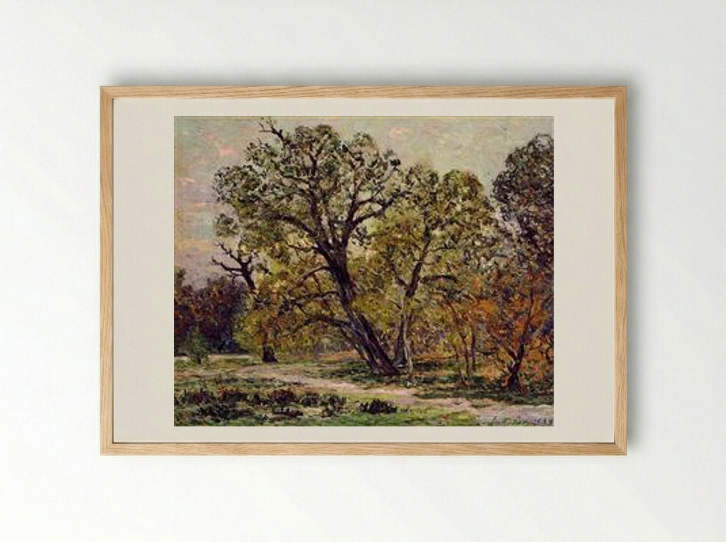 Autumn - Maxime Maufra - Framed Print Wood
