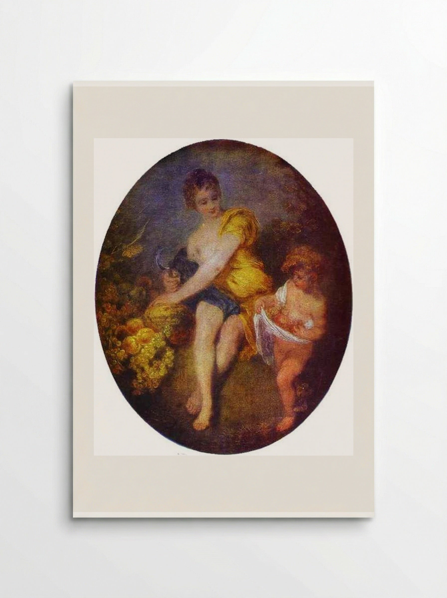 Autumn - Antoine Watteau - Poster