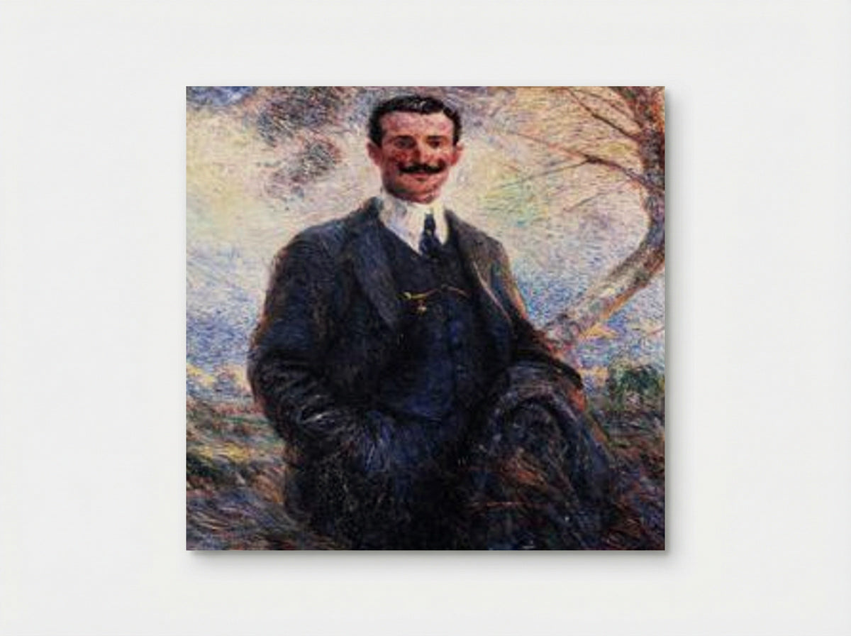 Autunno. Ritratto di Emilio Colombo - Carlo Carrà - Poster