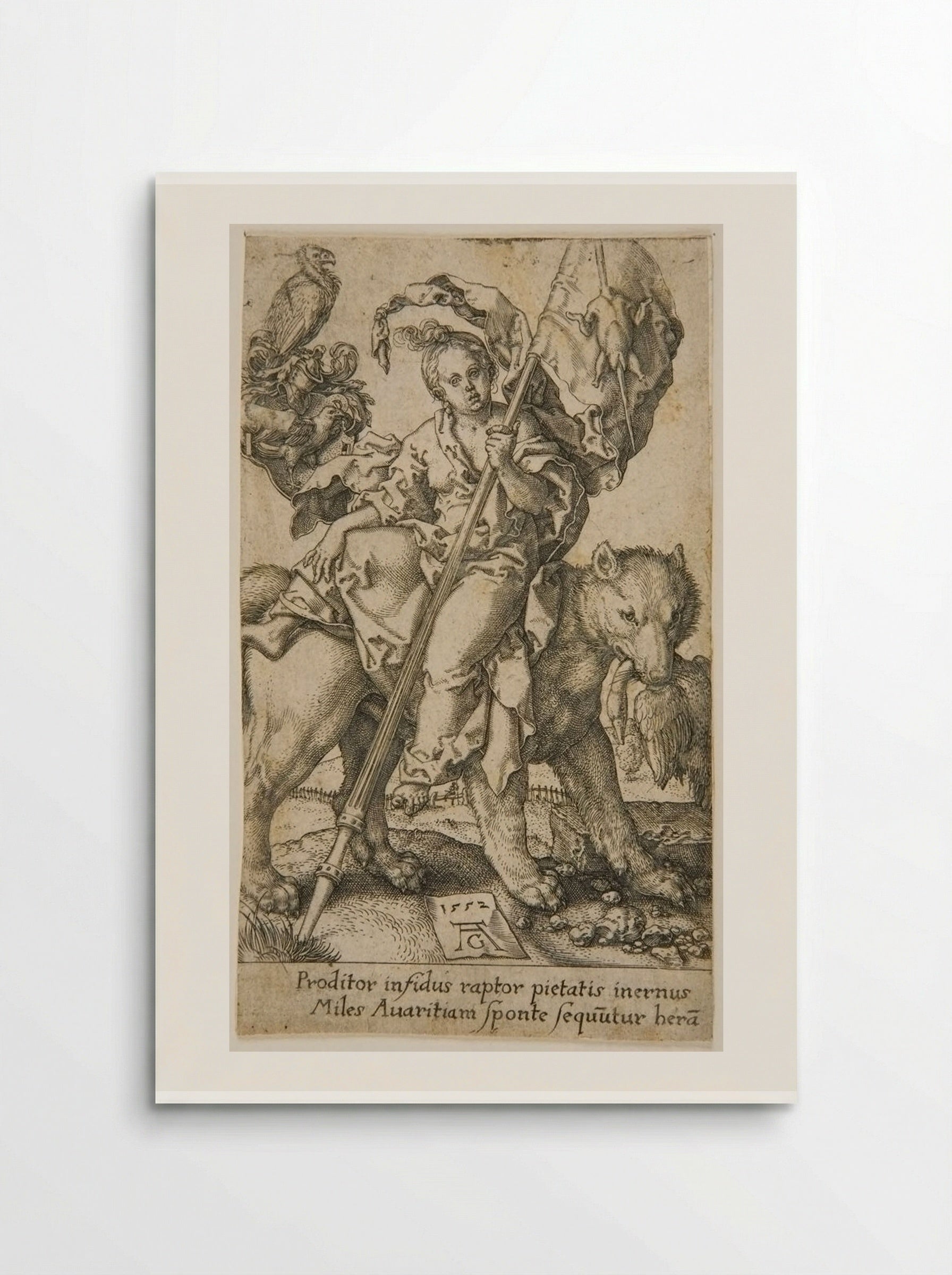 Avarice - Heinrich Aldegrever - Poster