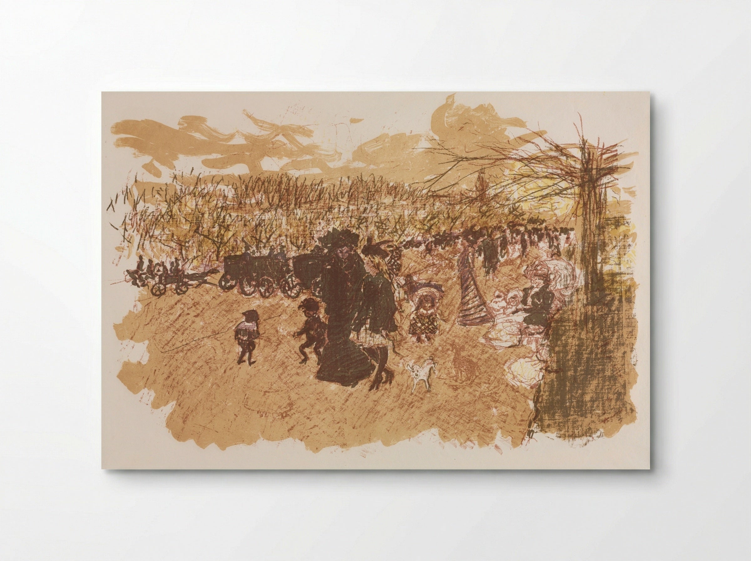 Avenue du Bois de Boulogne - Pierre Bonnard - Poster