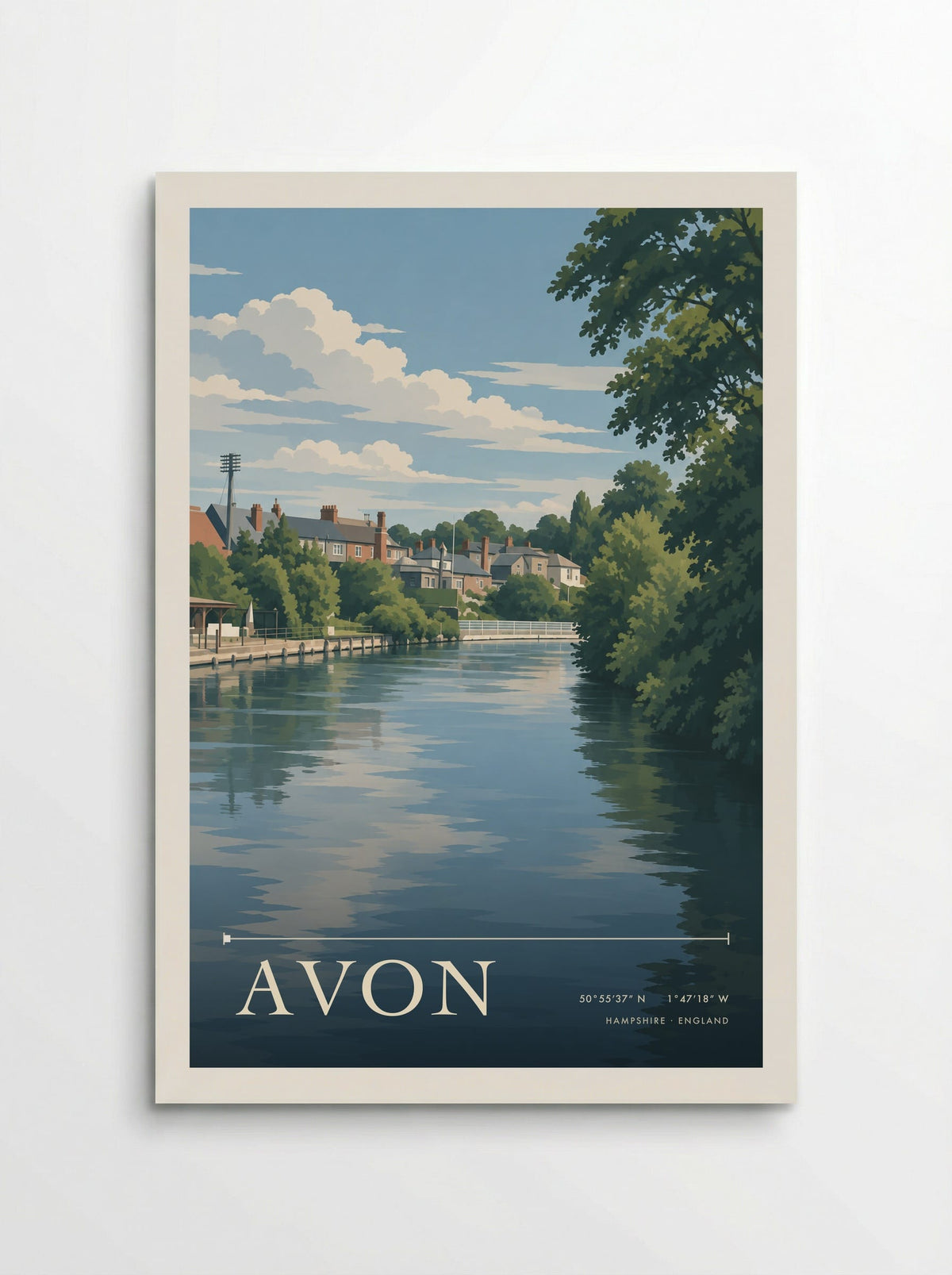 Avon, Hampshire | Travel Poster - Poster
