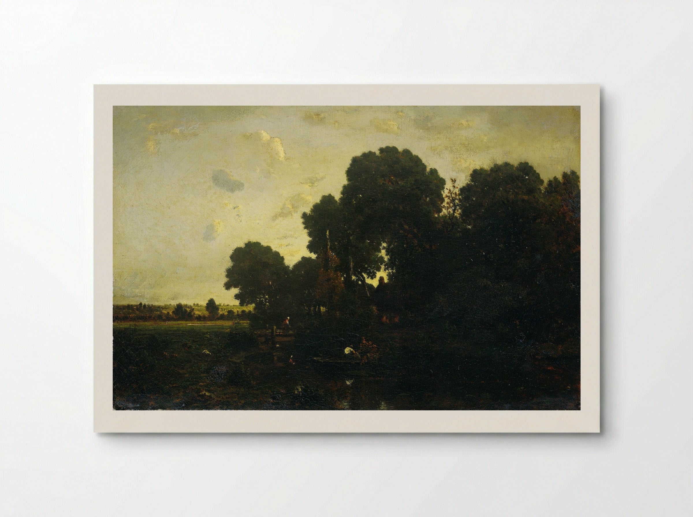 Avondschemering - Théodore Rousseau - Poster