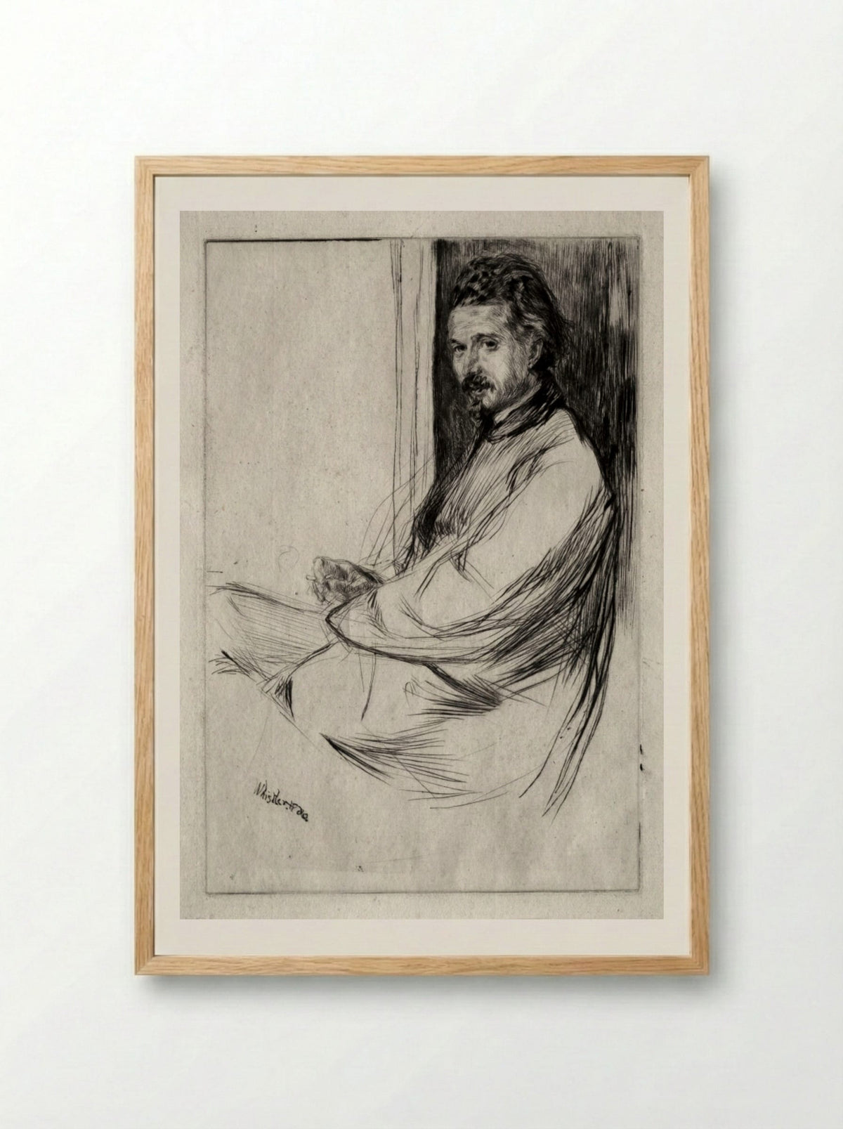 Axenfeld - James McNeill Whistler - Framed Print Wood