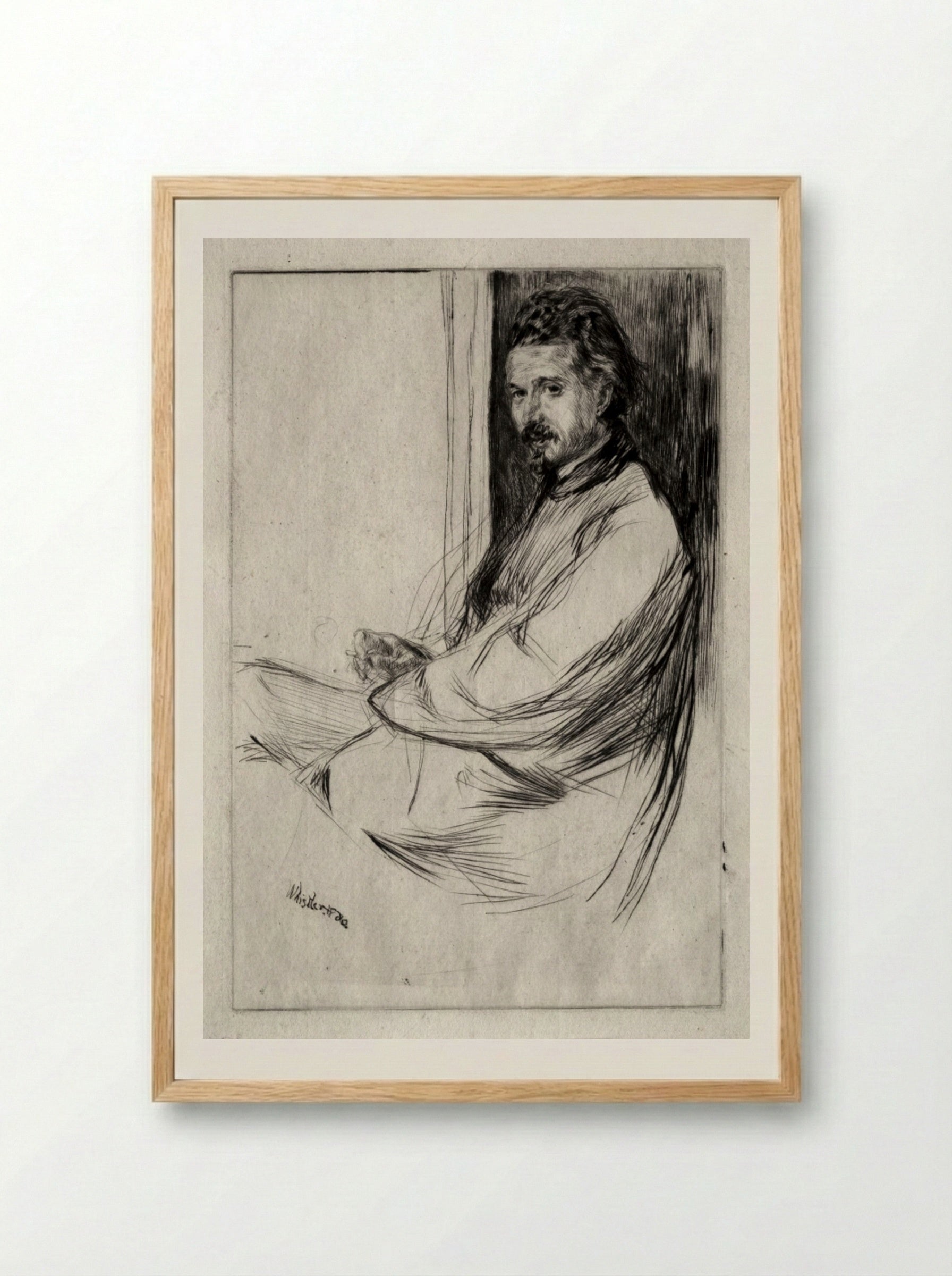 Axenfeld - James McNeill Whistler - Framed Print Wood