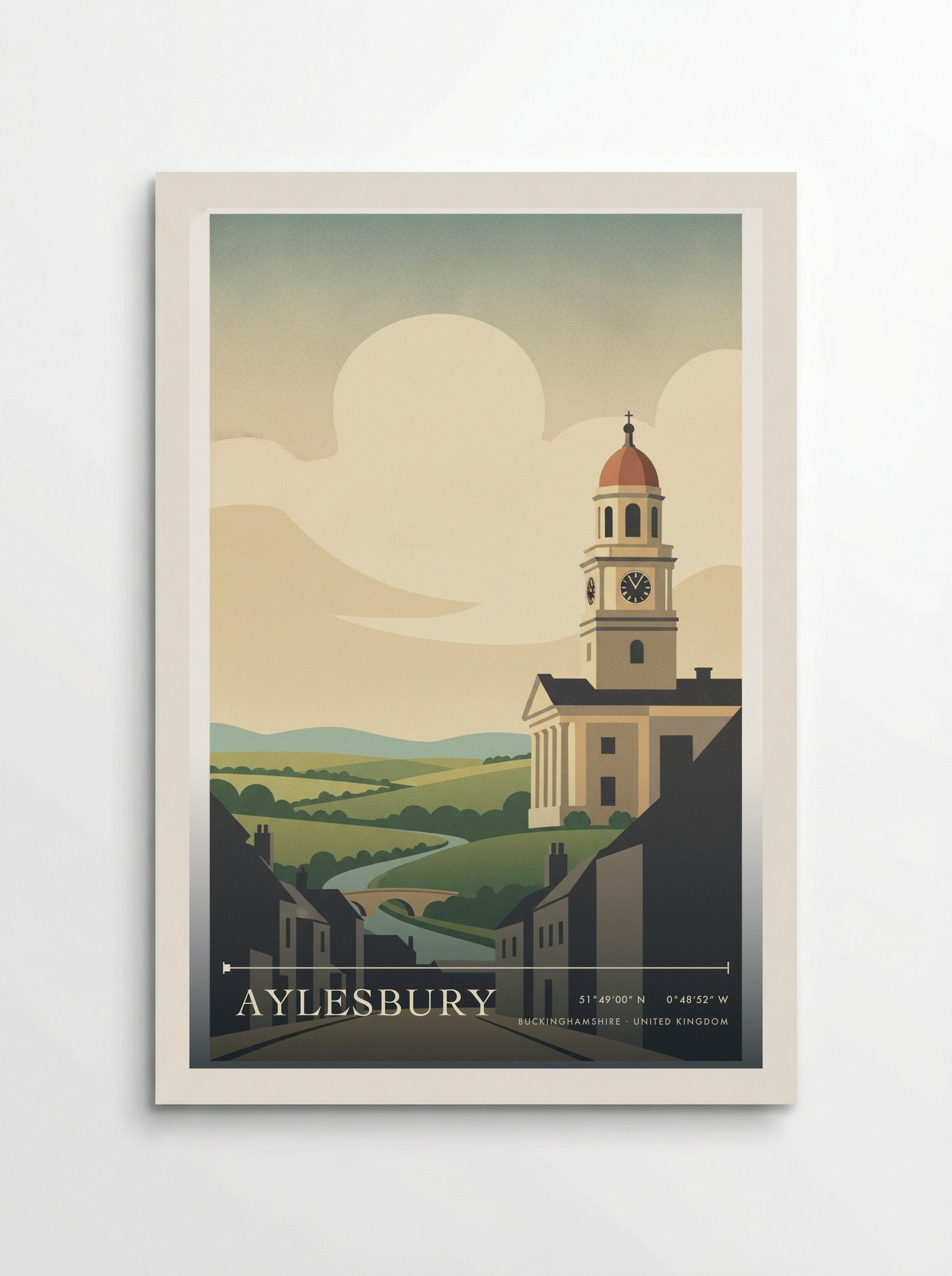 Aylesbury Buckinghamshire United Kingdom Travel Poster - Poster