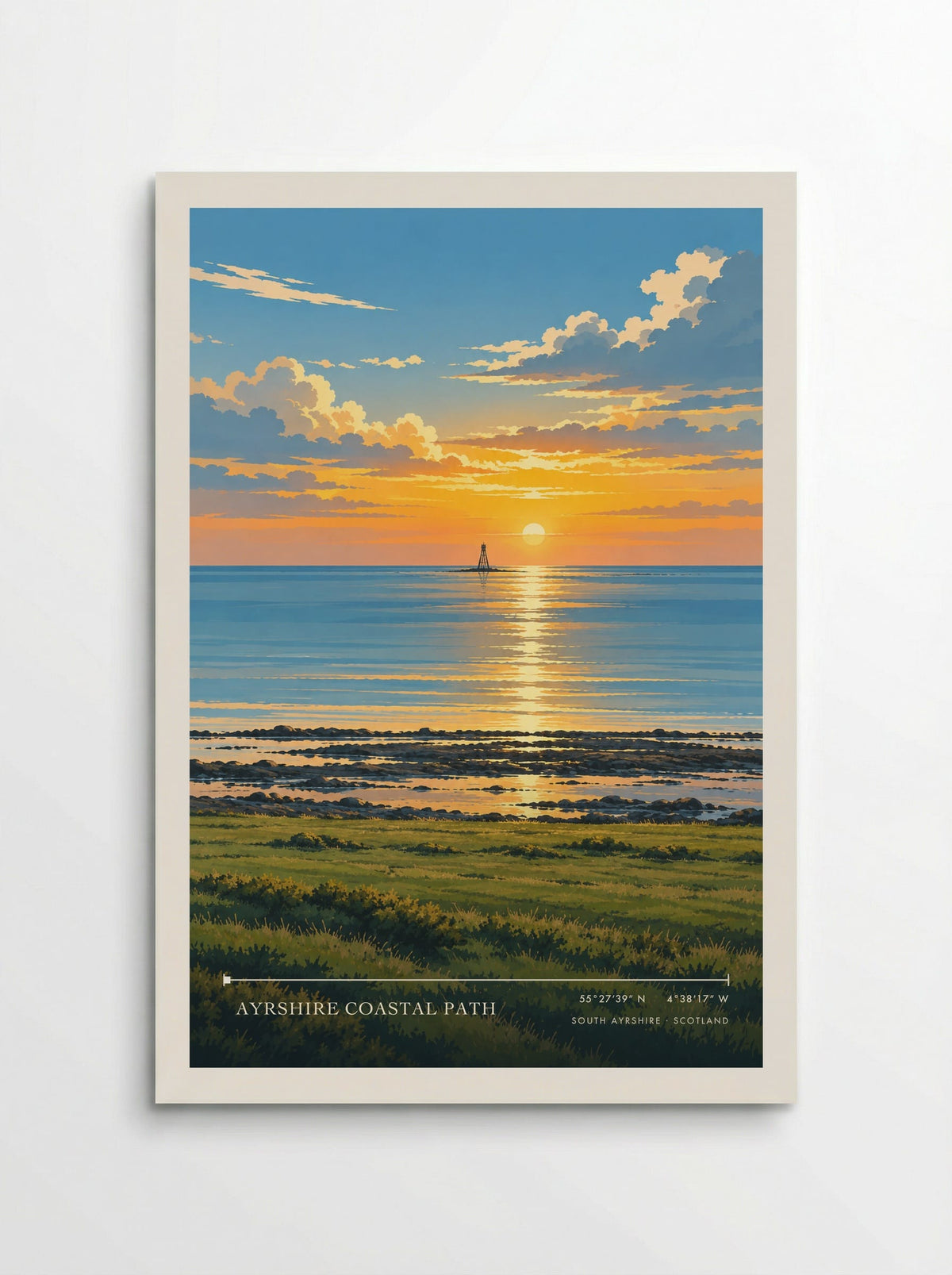 Ayrshire Coastal Path, South Ayrshire | Travel Poster - Poster