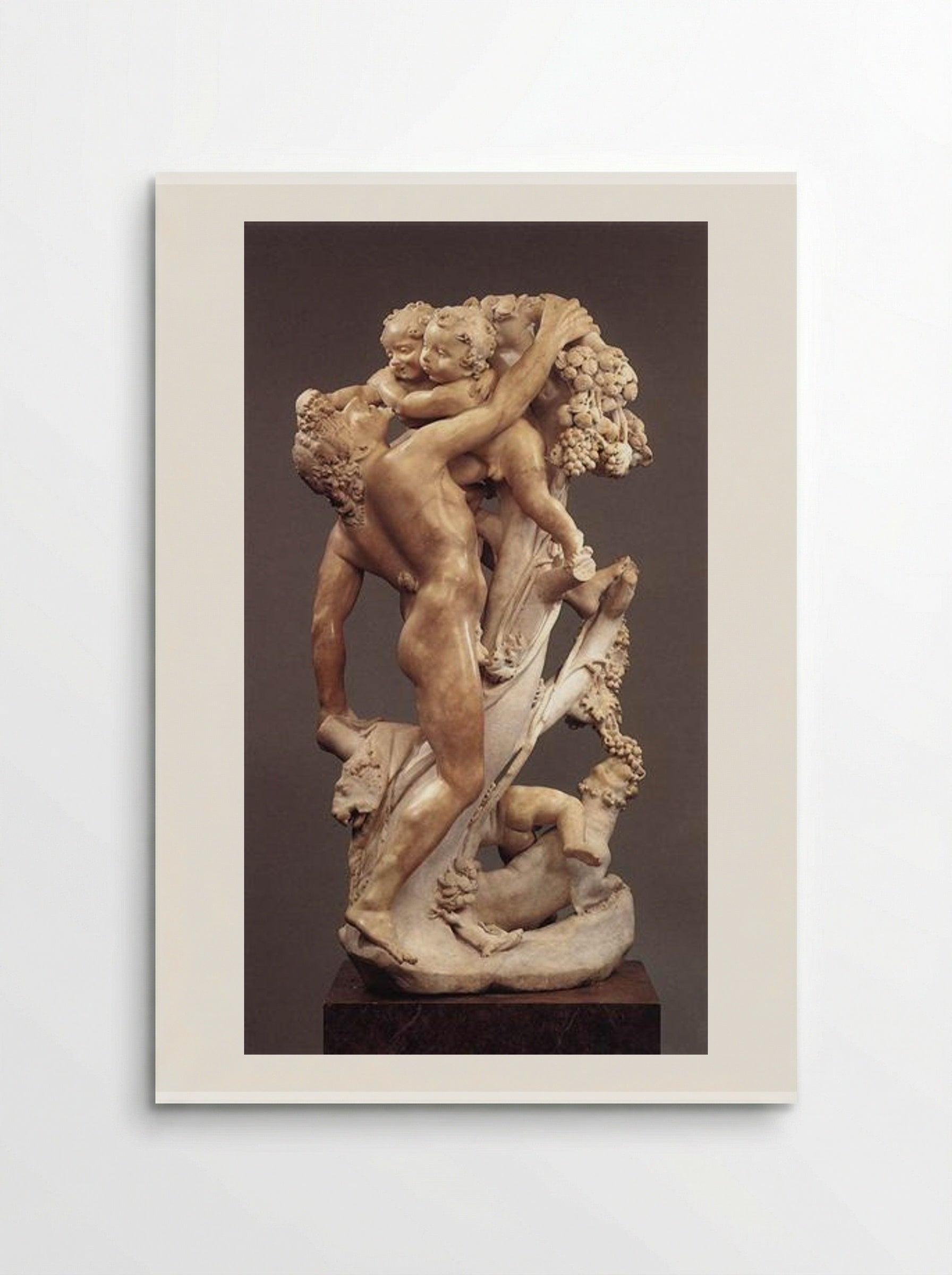 Bacchanal: A Faun Teased by Children - Gian Lorenzo Bernini - Poster
