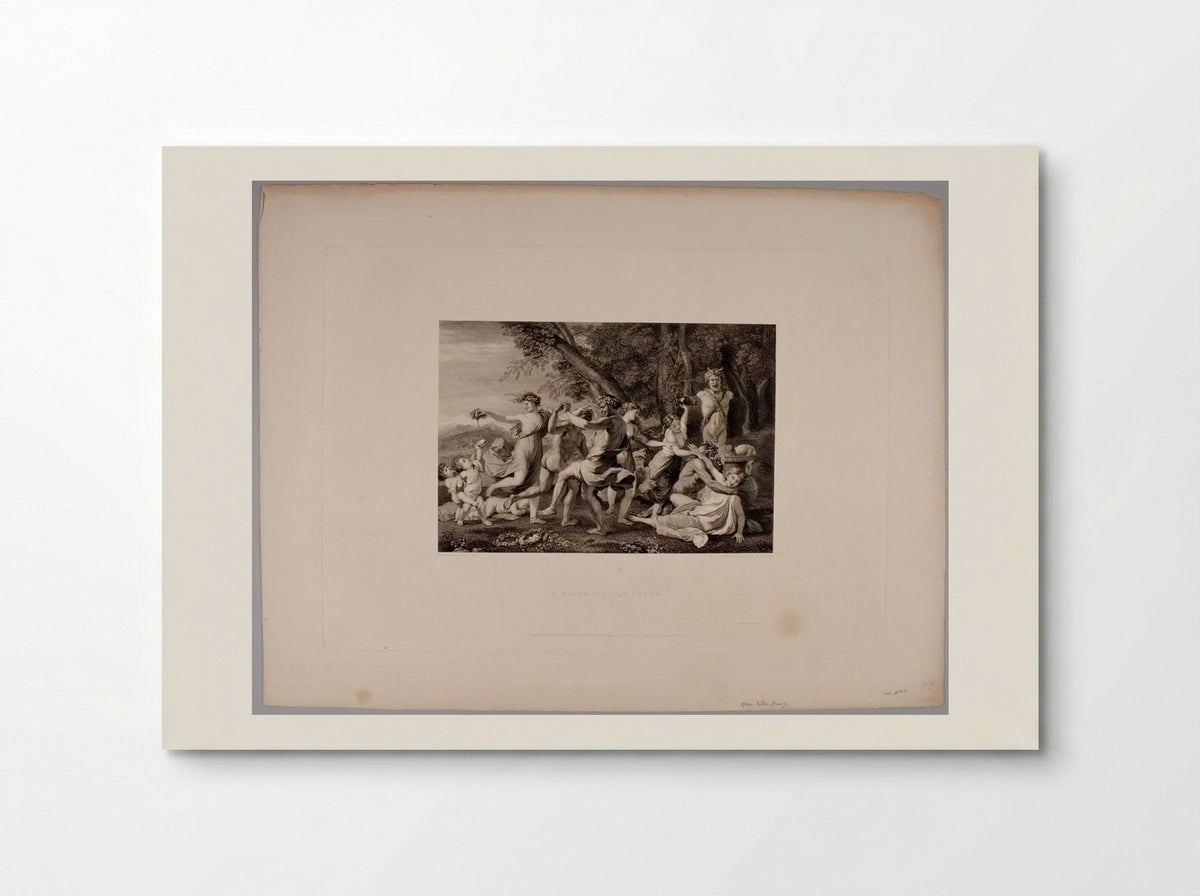 Bacchanalian Scene - George Thomas Doo - Poster