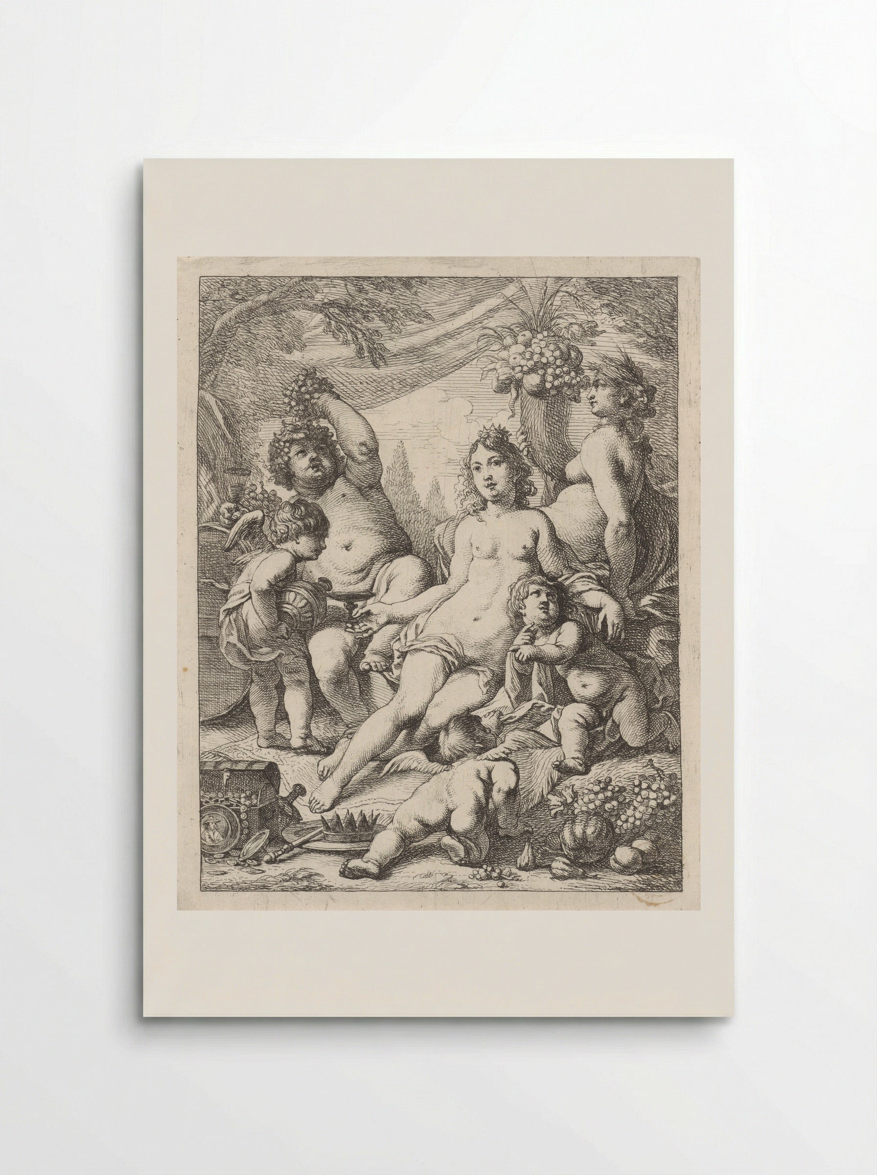 Bacchus, Ceres and Venus - Cornelis Schut (I) - Poster