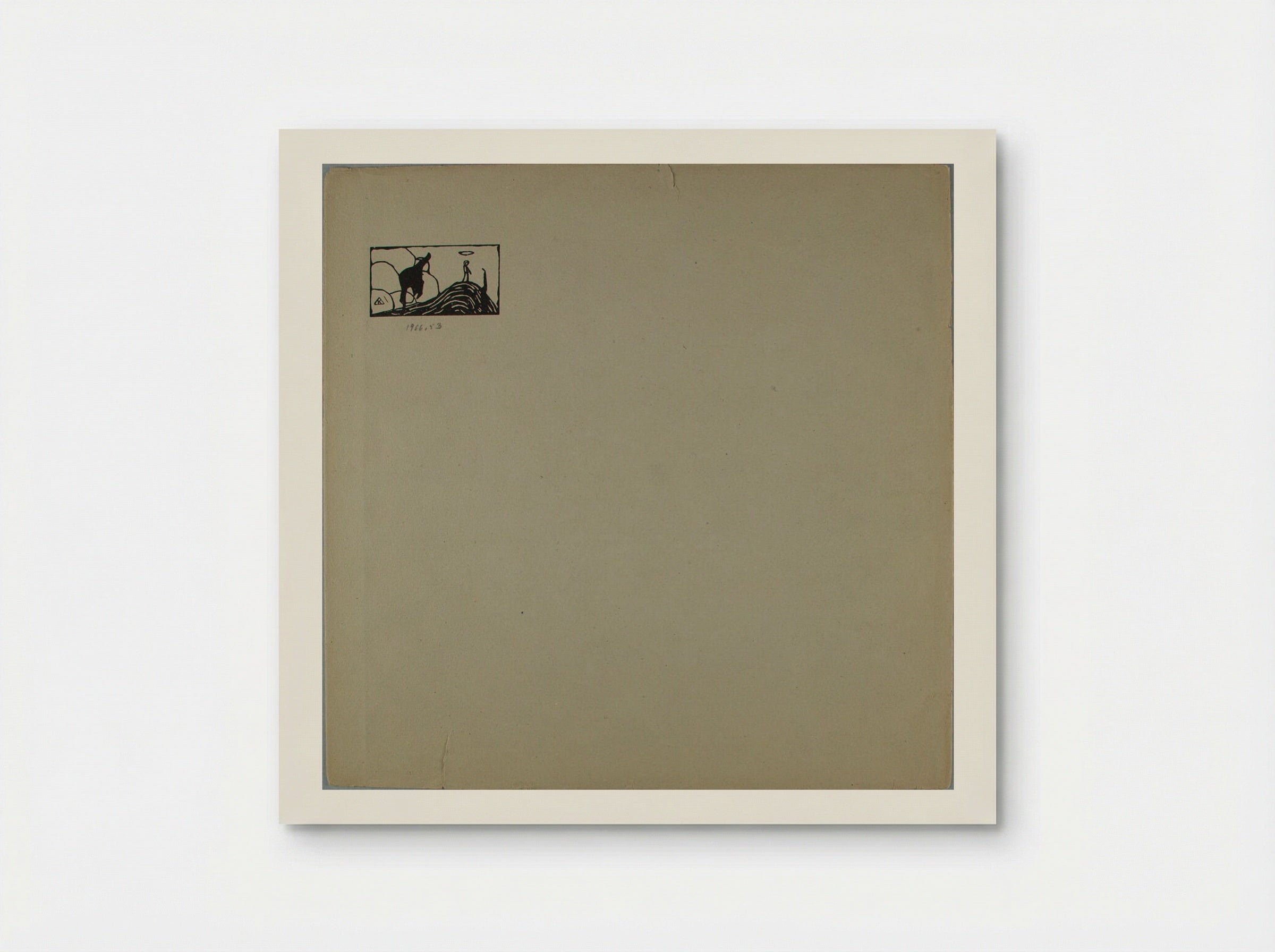 Back cover of the portfolio Xylographies - Wassily Kandinsky - Poster