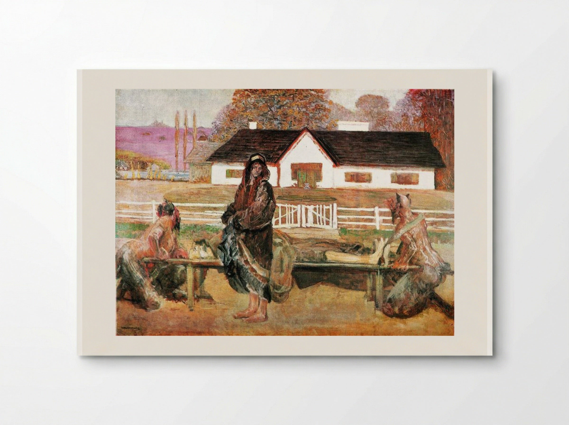 Back in the Homeland (Back from Siberia) - Jacek Malczewski - Poster