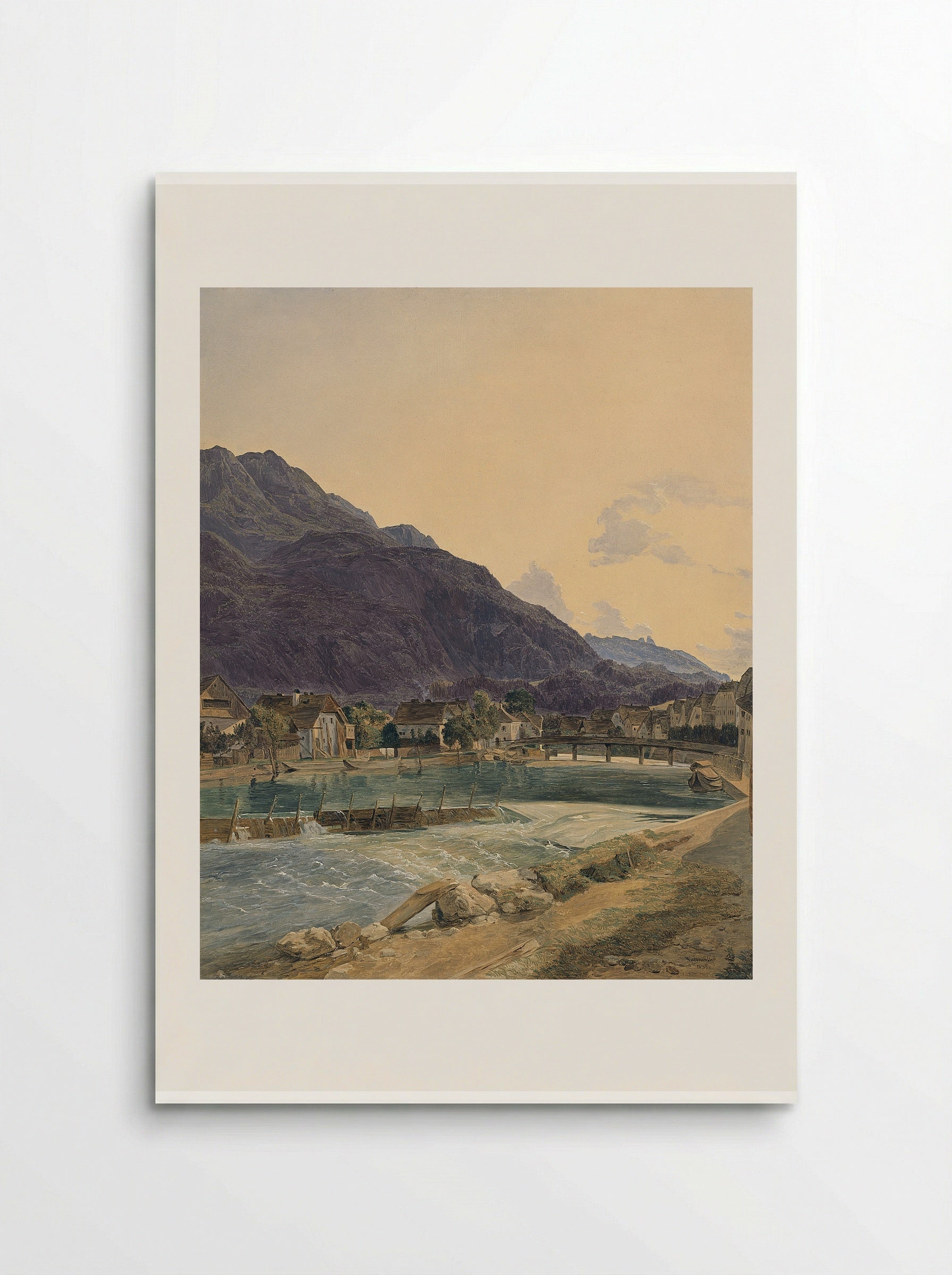 Bad Ischl - Ferdinand Georg Waldmüller - Poster
