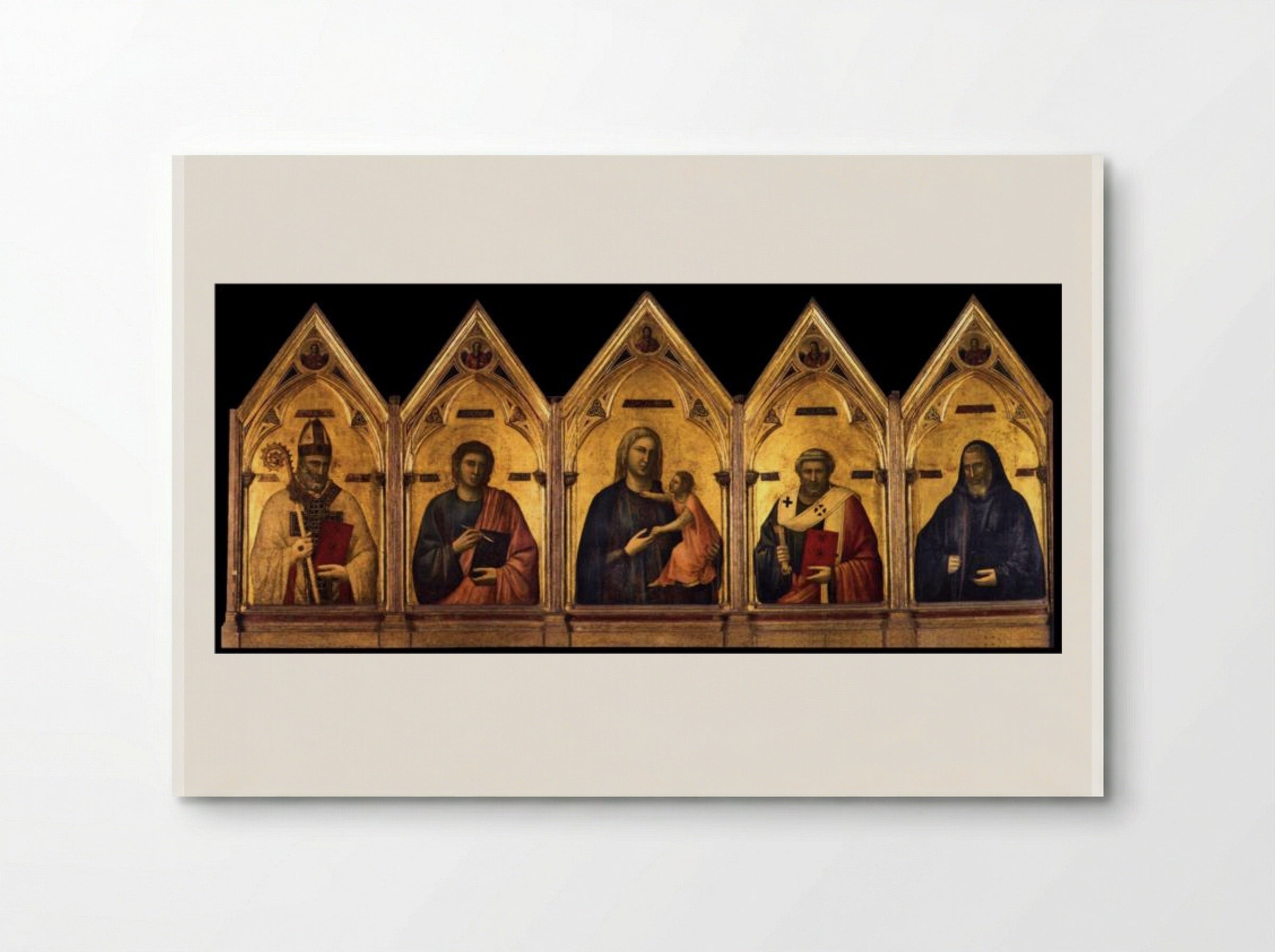 Badia Polyptych - Giotto di Bondone - Poster