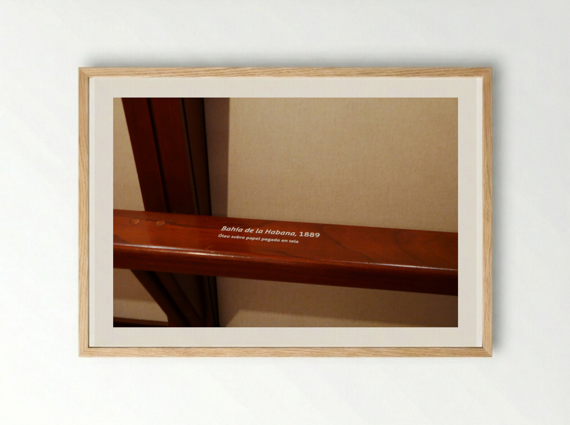 Bahía de la Habana - José María Velasco - Framed Print Wood