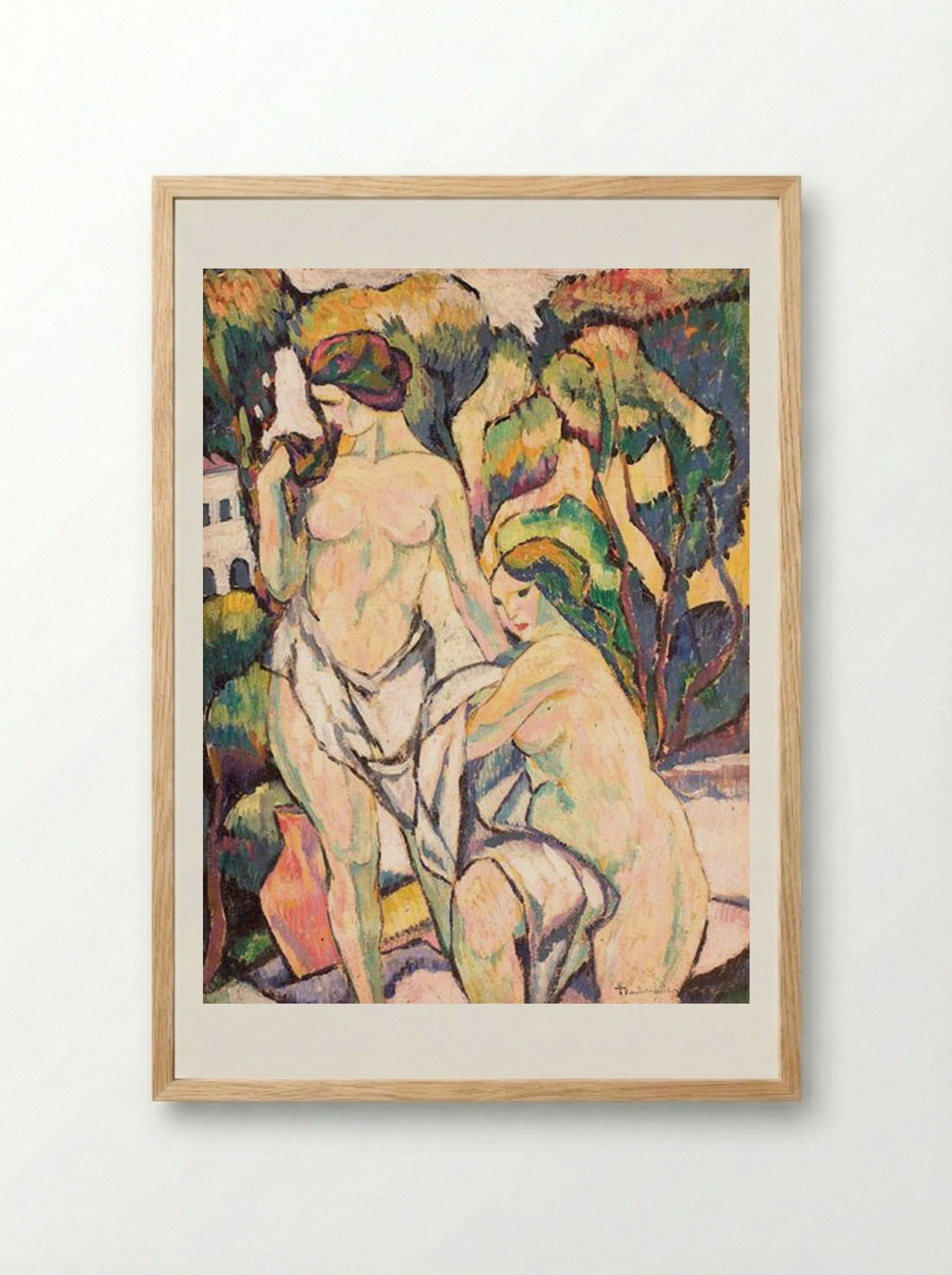 Baigneuses - Ion Theodorescu-Sion - Framed Print Wood
