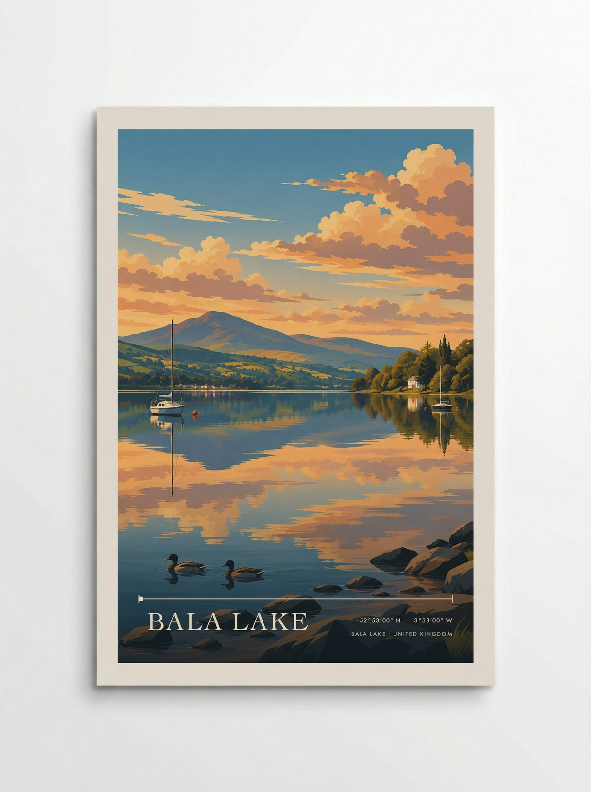 Bala Lake | Travel Poster - Poster