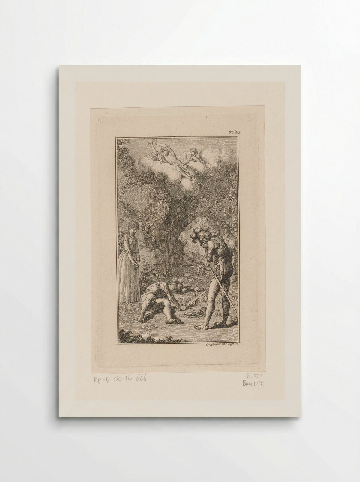 Balders dood - Christian Gottlob Proft - Poster
