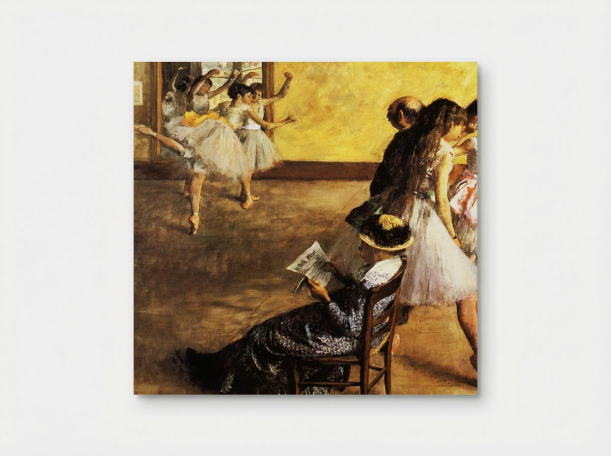 Ballet Class, the Dance Hall - Edgar Degas - Poster