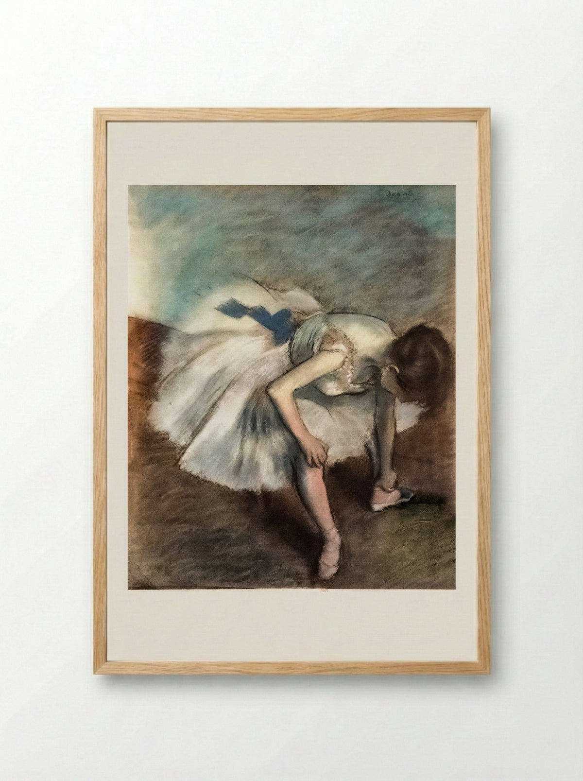 Ballet Dancer - Hilaire-Germain-Edgar Degas - Framed Print Wood