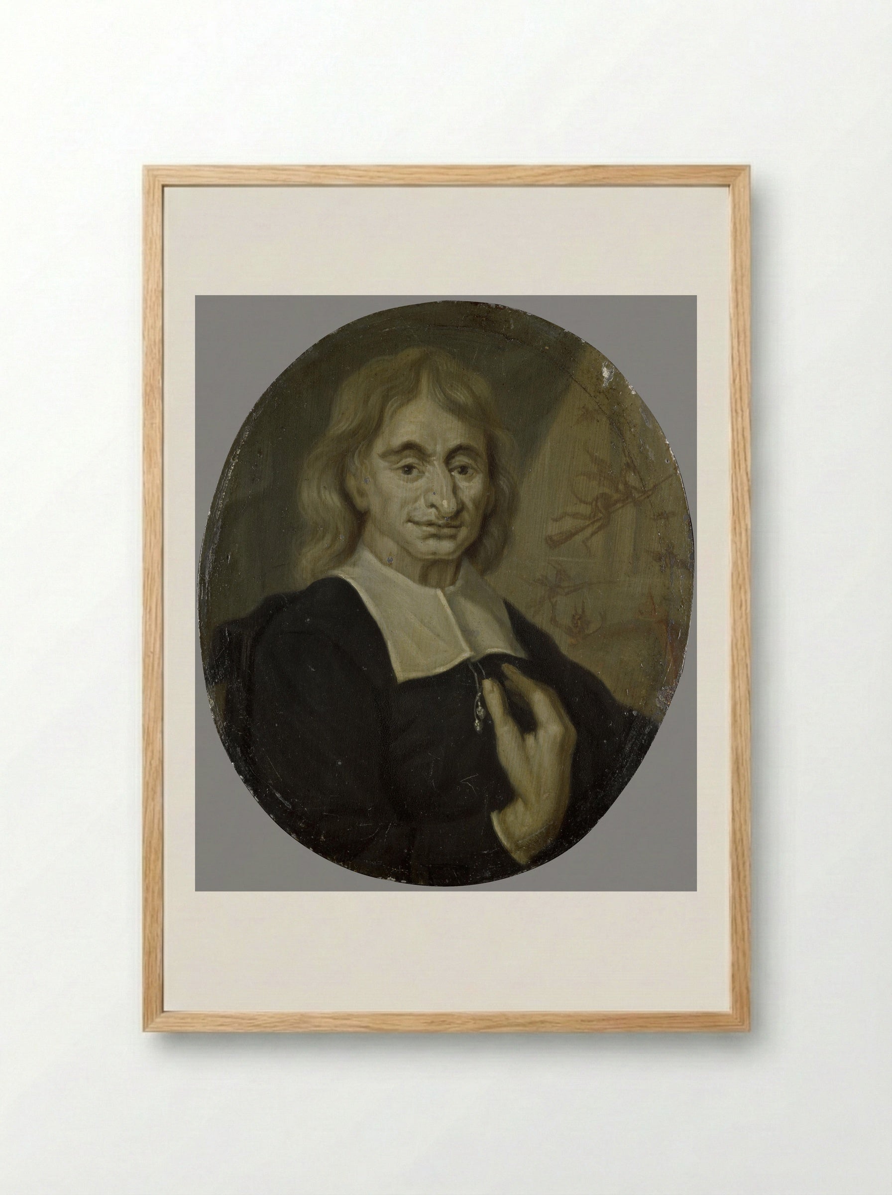 Balthasar Bekker - Arnoud van Halen - Framed Print Wood